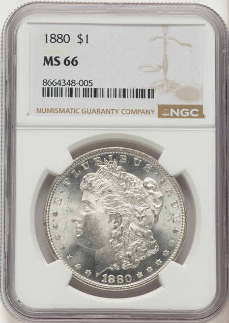 1880 Morgan Dollar NGC MS66