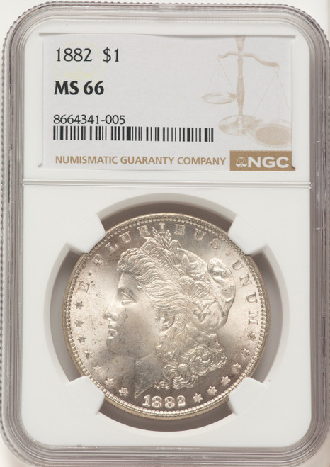 1882 Morgan Dollar NGC MS66