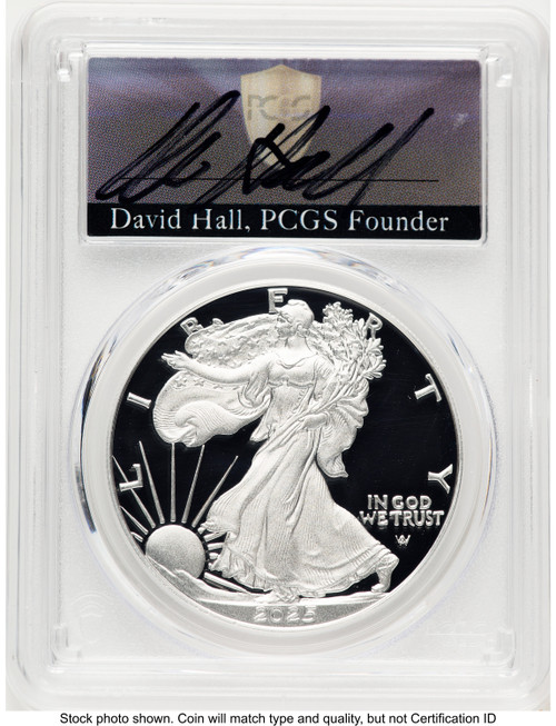 2025-W Proof Silver Eagle 1 oz FDI David Hall PCGS PR70