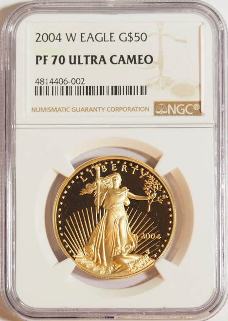 2004 1 oz U.S. Mint Proof Gold Eagle NGC PF70 Ultra Cameo