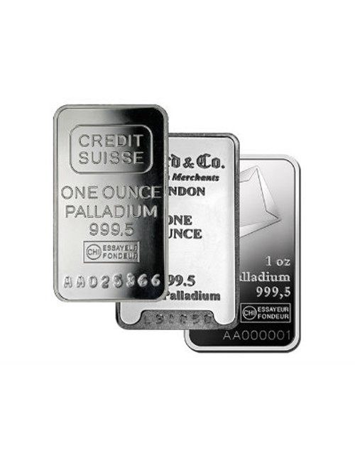 1 oz. Good Delivery .9995 Palladium Bar