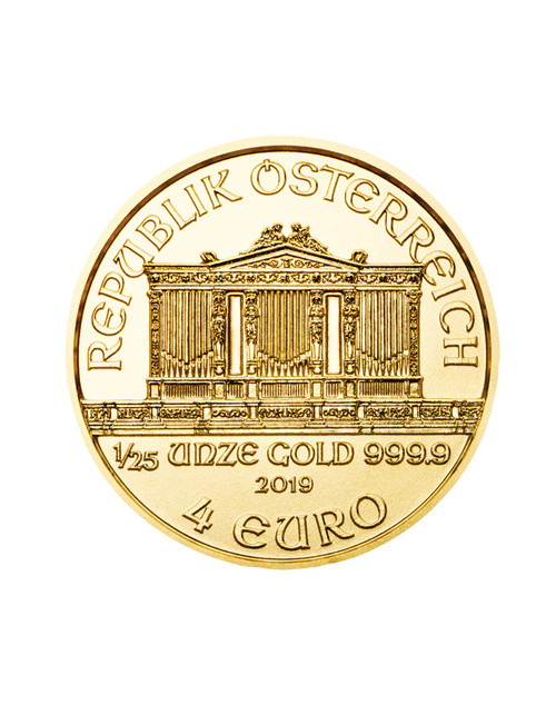 2019 1/25 oz Austrian Gold Philharmonic Coin
