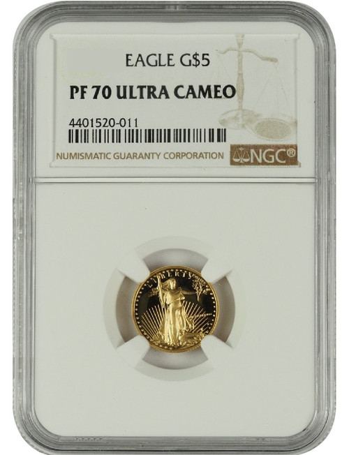 2005 1/10 oz U.S. Mint Proof Gold Eagle NGC PF70 Ultra Cameo