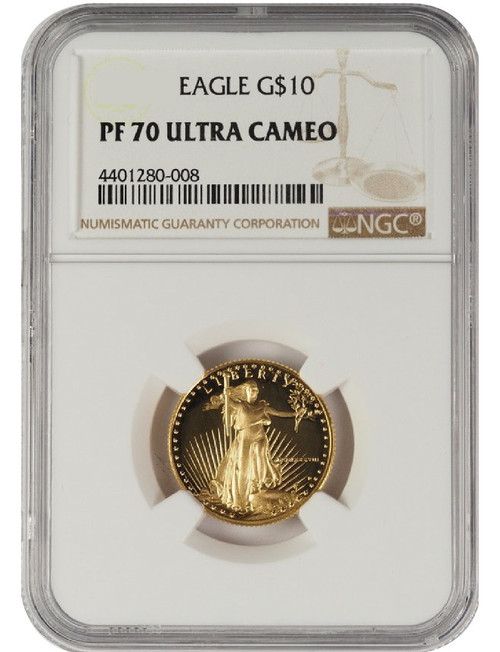 2016 1/4 oz U.S. Mint Proof Gold Eagle NGC PF70 Ultra Cameo