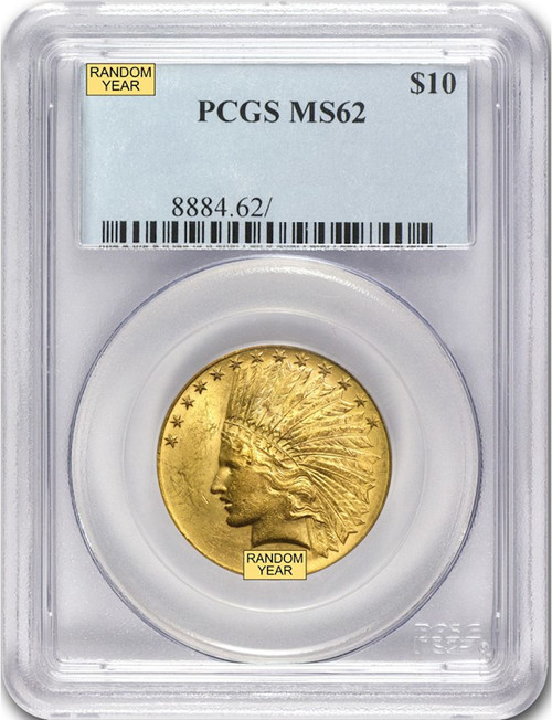 Random Date 1907-1933 Indian $10 Gold Eagle PCGS MS62