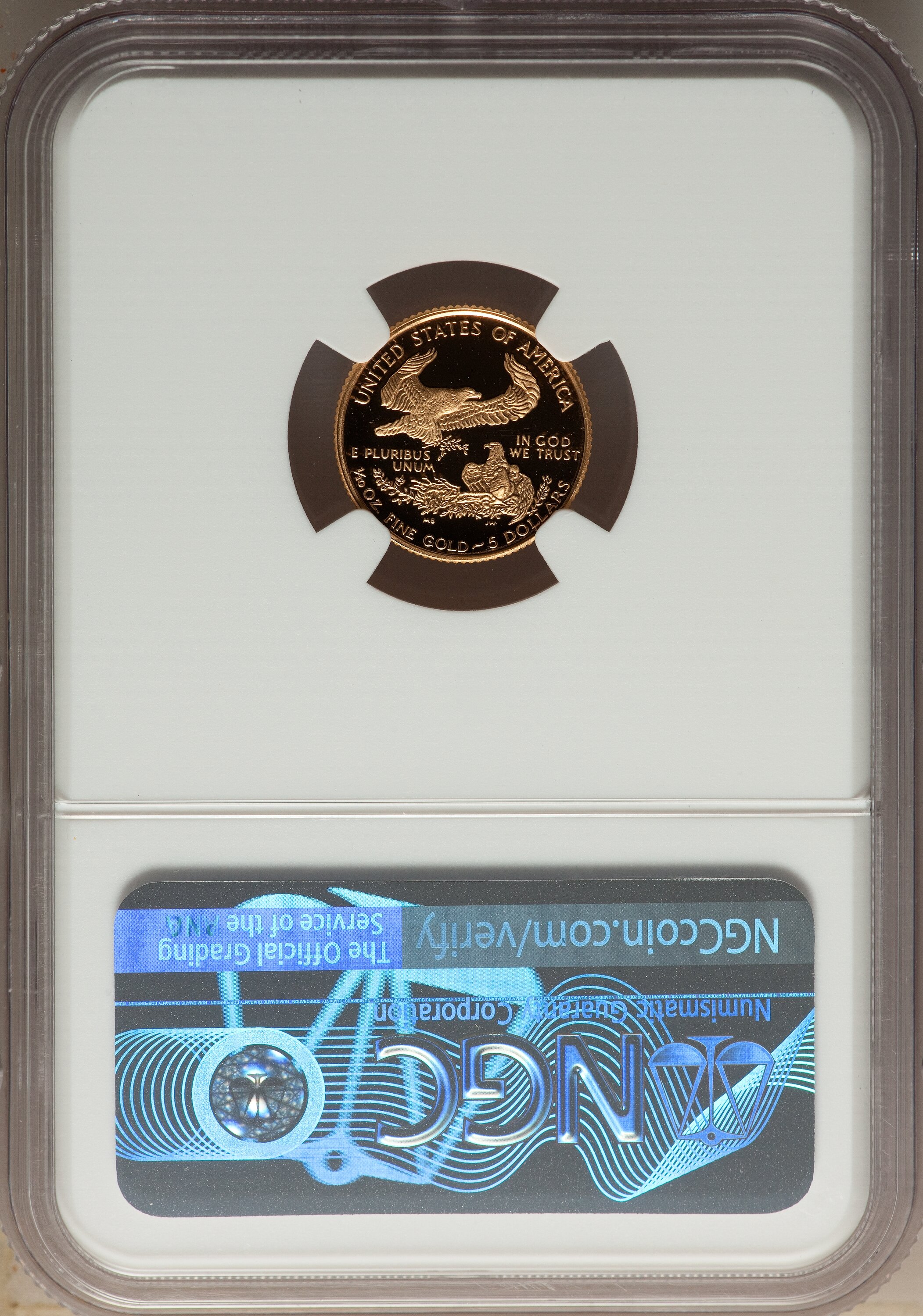 1995-W Complete 5 Coin American Gold and Silver Eagle 10th