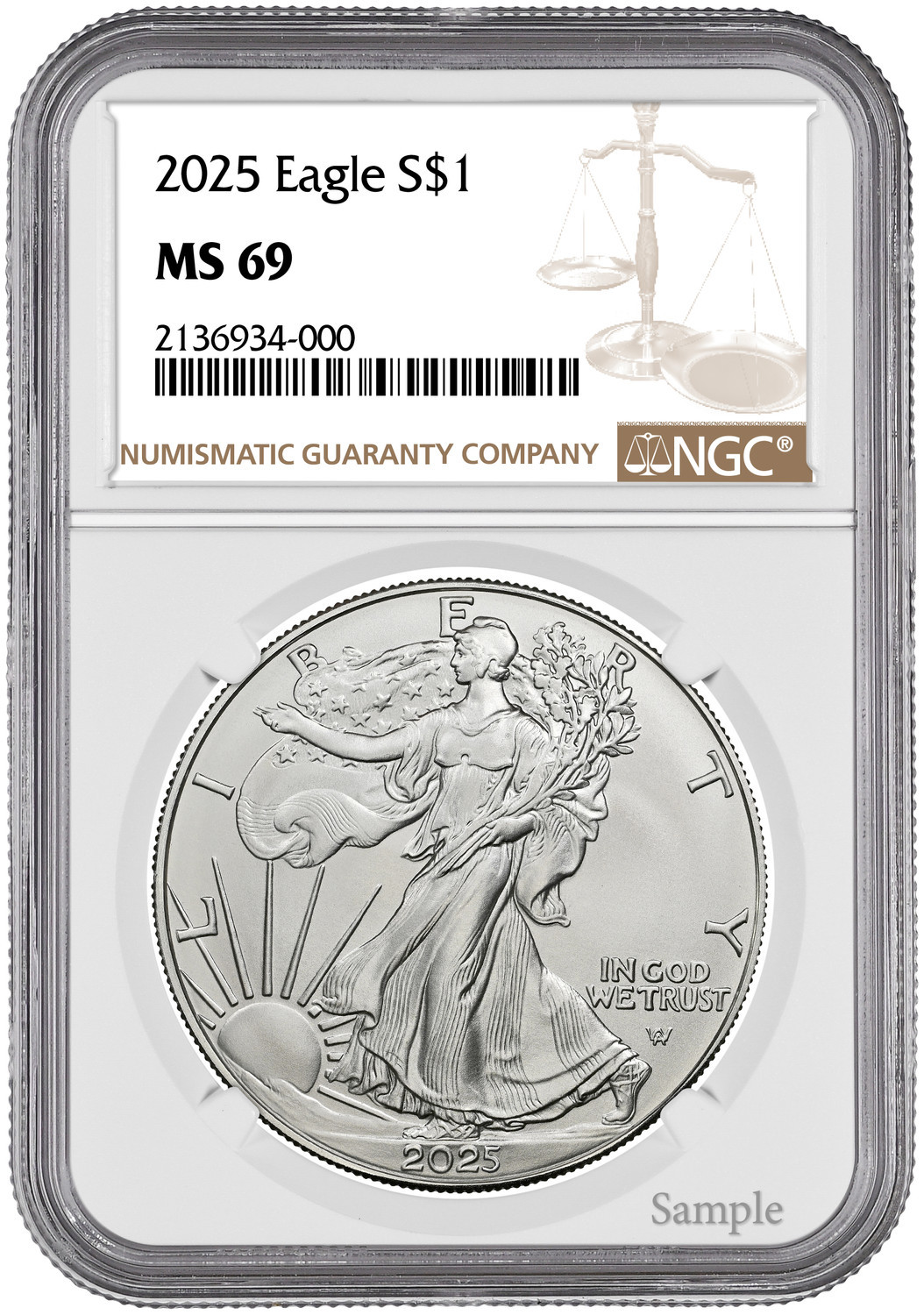 1986-2025 American Silver Eagle 41-pc Set NGC MS69 | LCR Coin