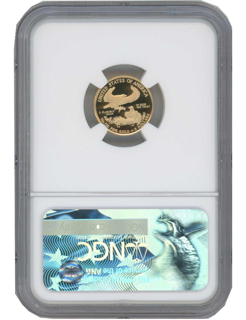 2017-W $5 Tenth Ounce Gold Eagle NGC PF70 Ultra Cameo Ed Moy