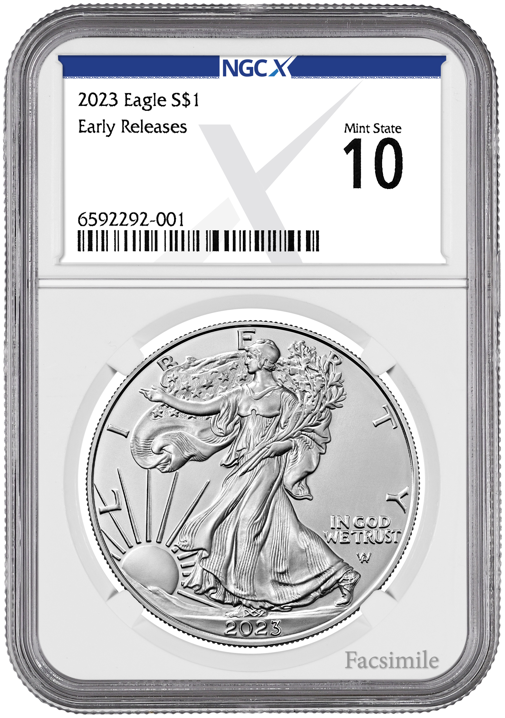 2023 American Silver Eagle Early Releases NGCX MS10 | LCR Coin