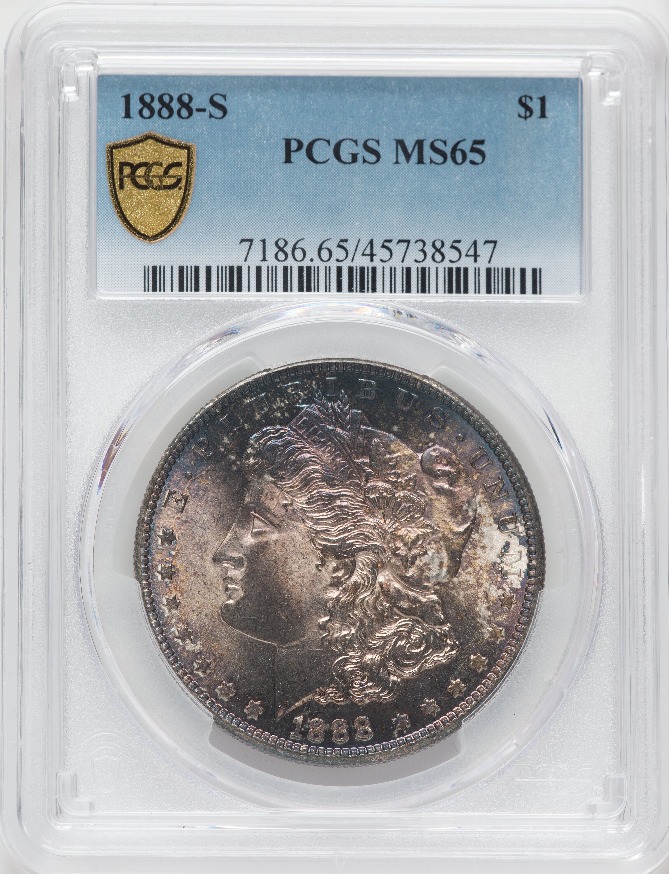 1888-S $1 Morgan Dollar PCGS MS65 - LCR Coin