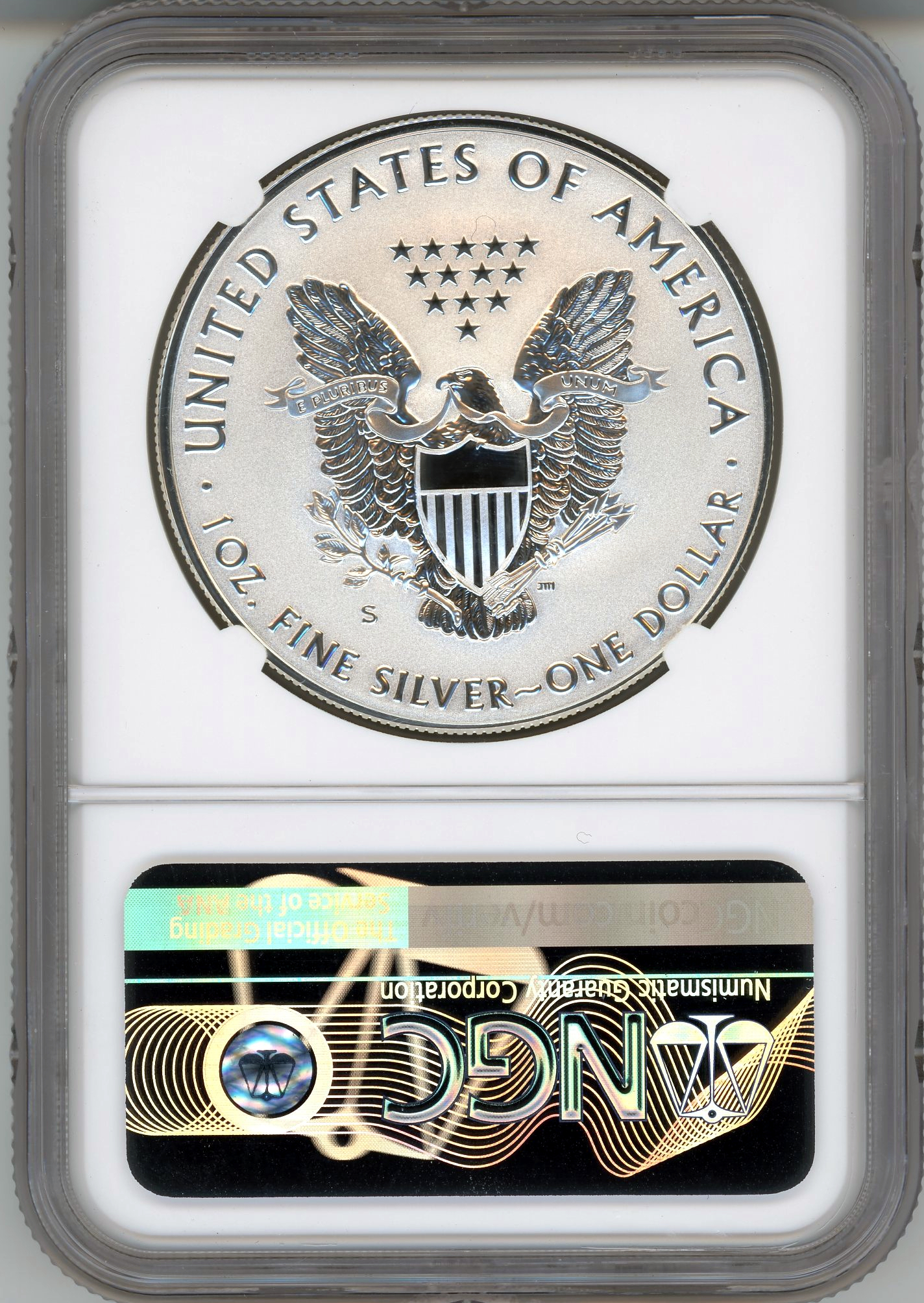 2019-S Enhanced Reverse Proof Silver Eagle First Releases NGC PF70