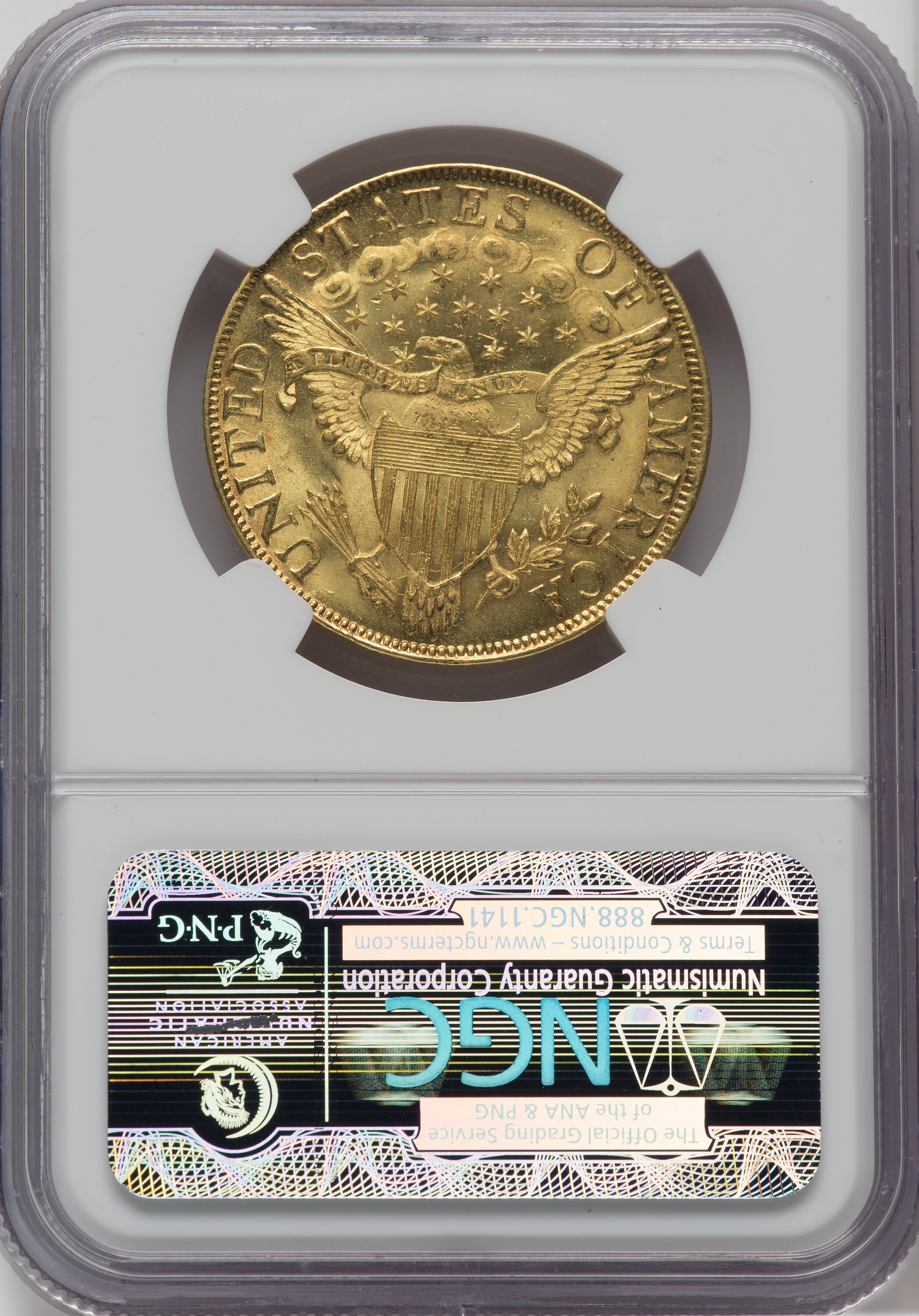 1799 $10 Sm Obv Stars Early Eagle NGC MS64 - LCR Coin