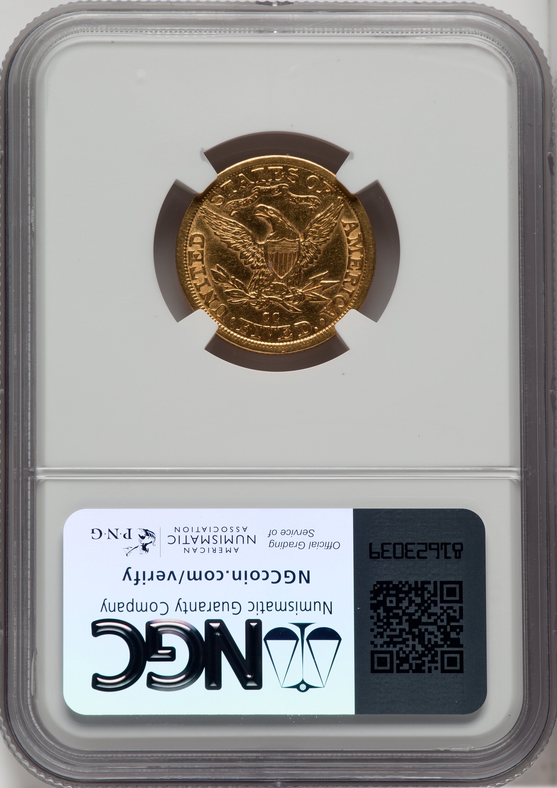 1882-CC $5 Liberty Half Eagle NGC XF45 - LCR Coin