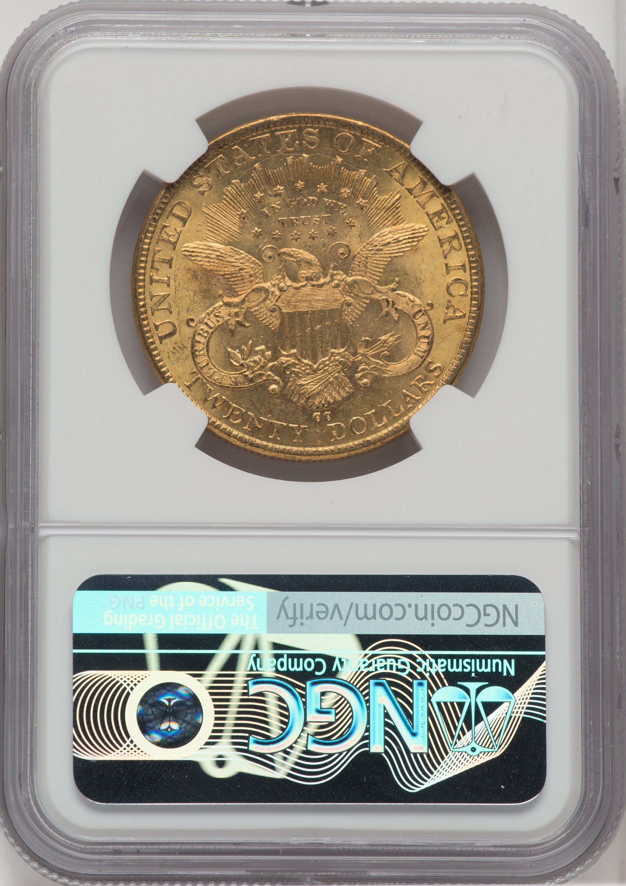 1892-CC $20 Liberty Double Eagle NGC MS61 - LCR Coin