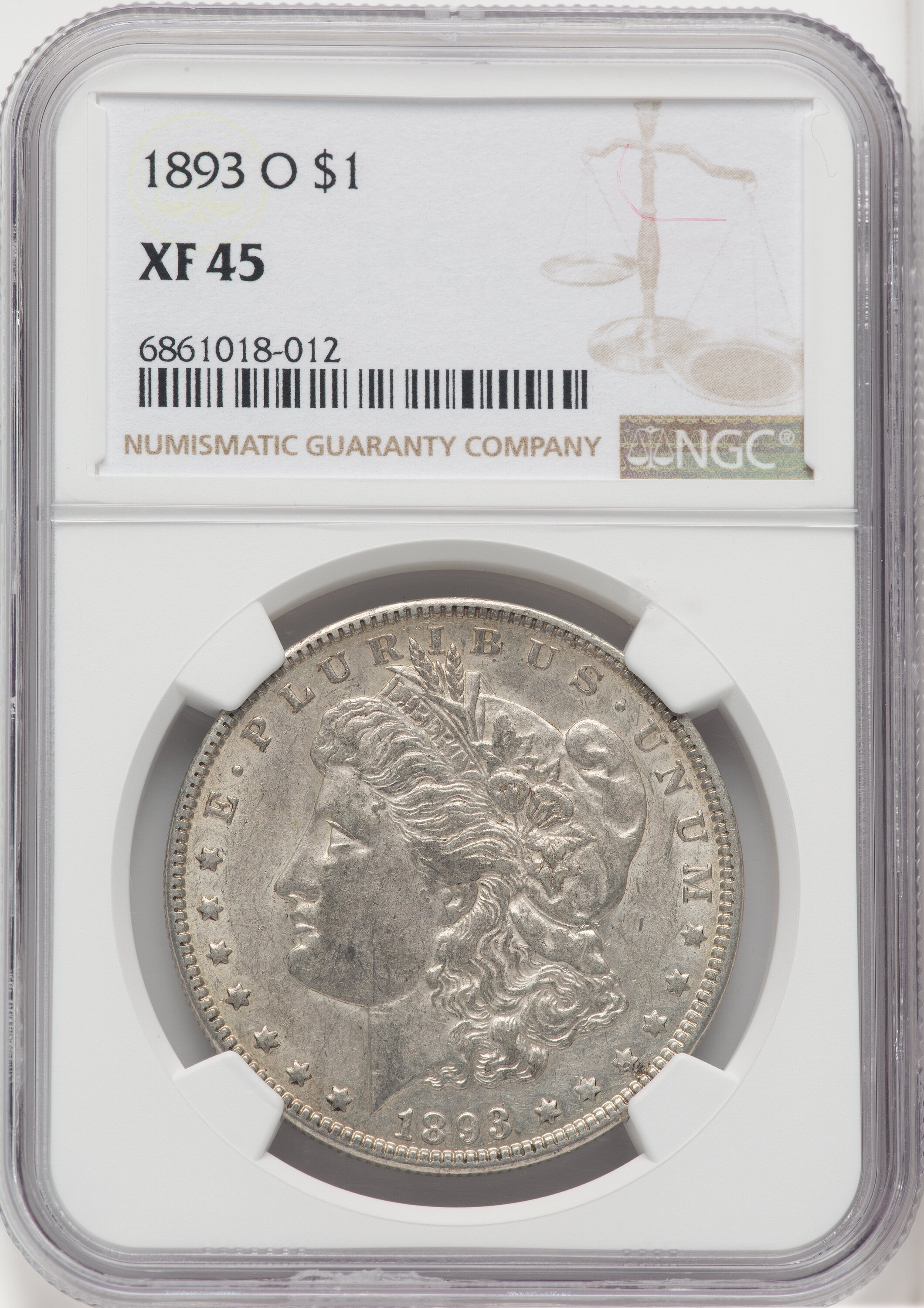 1893-O $1 Morgan Dollar NGC XF45 - LCR Coin