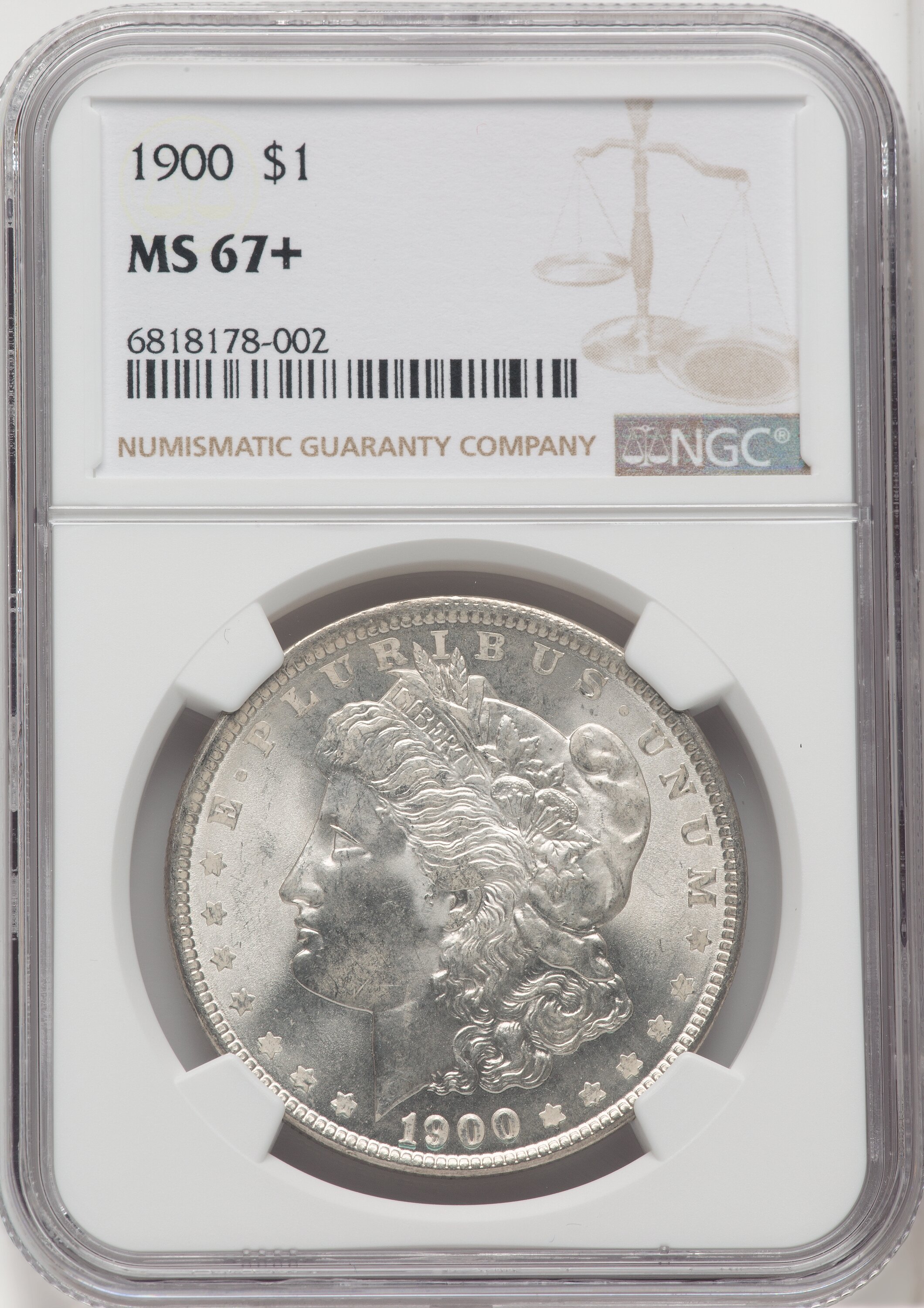 1900 $1 Morgan Dollar NGC MS67+ - LCR Coin