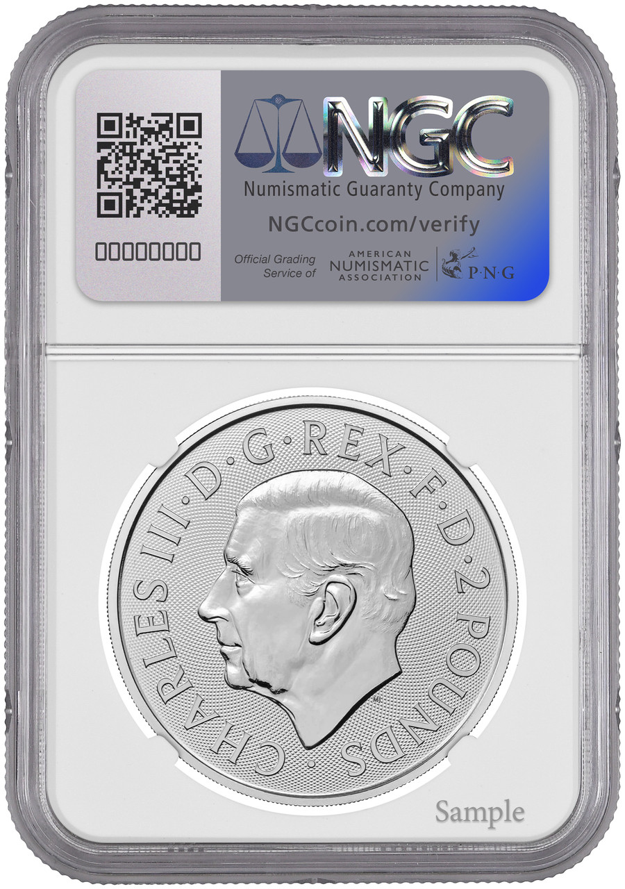 2024 G. Britain £2 Britannia & Liberty Silver Coin NGC MS70 | LCR Coin