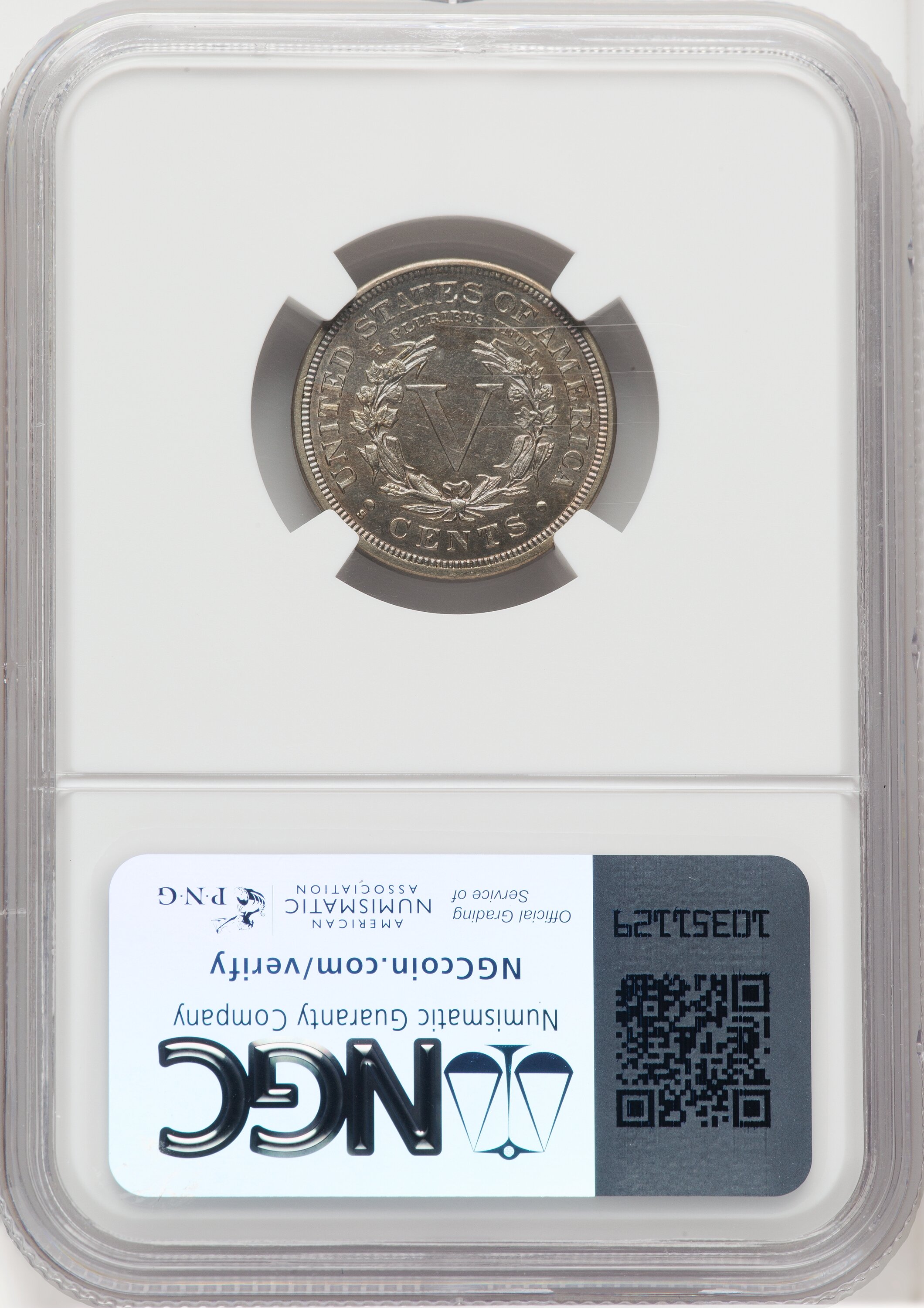 1912-S 5C Liberty Nickel NGC MS65+ - LCR Coin