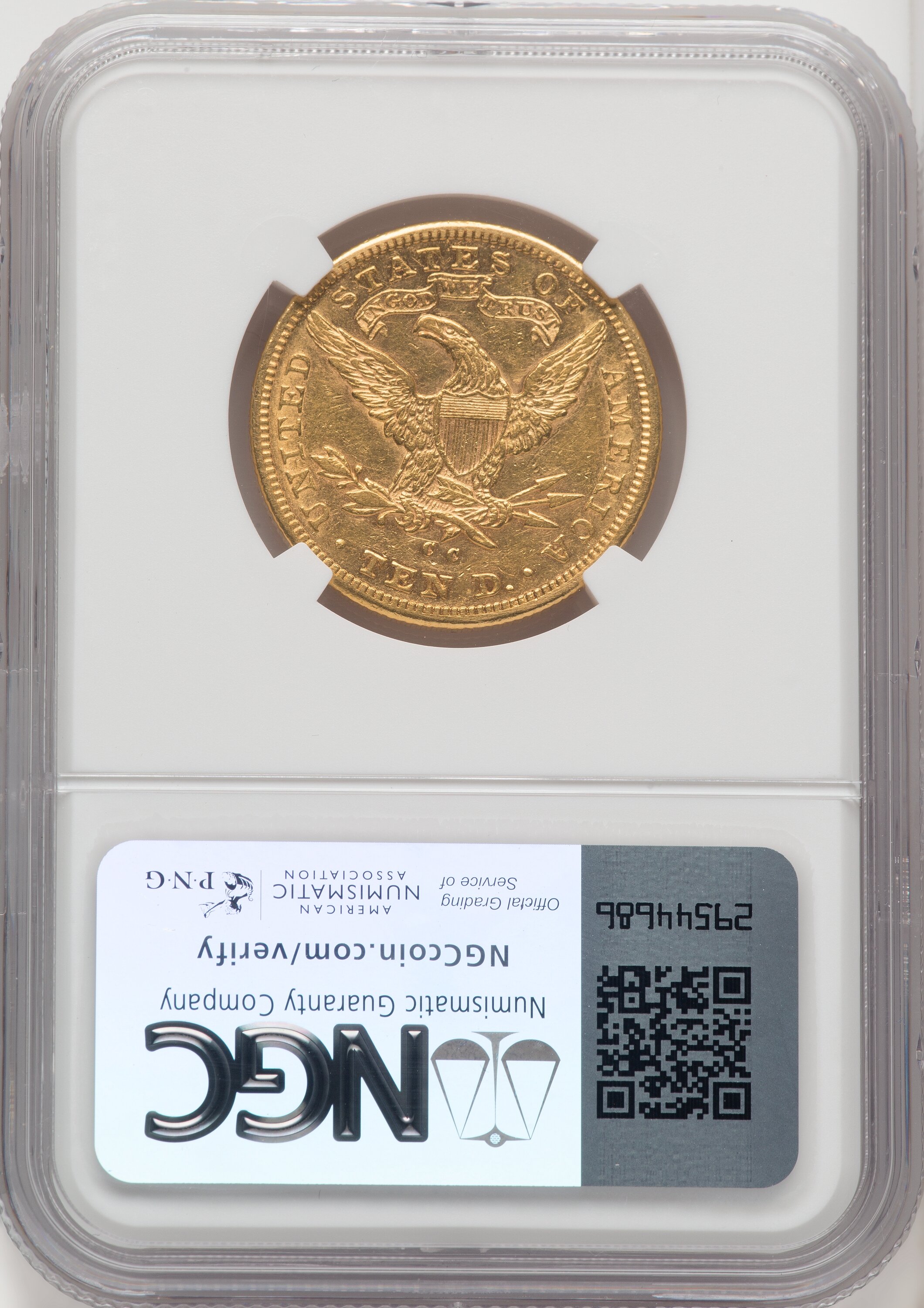 1883-CC $10 Liberty Eagle NGC AU55 (767389026) - LCR Coin