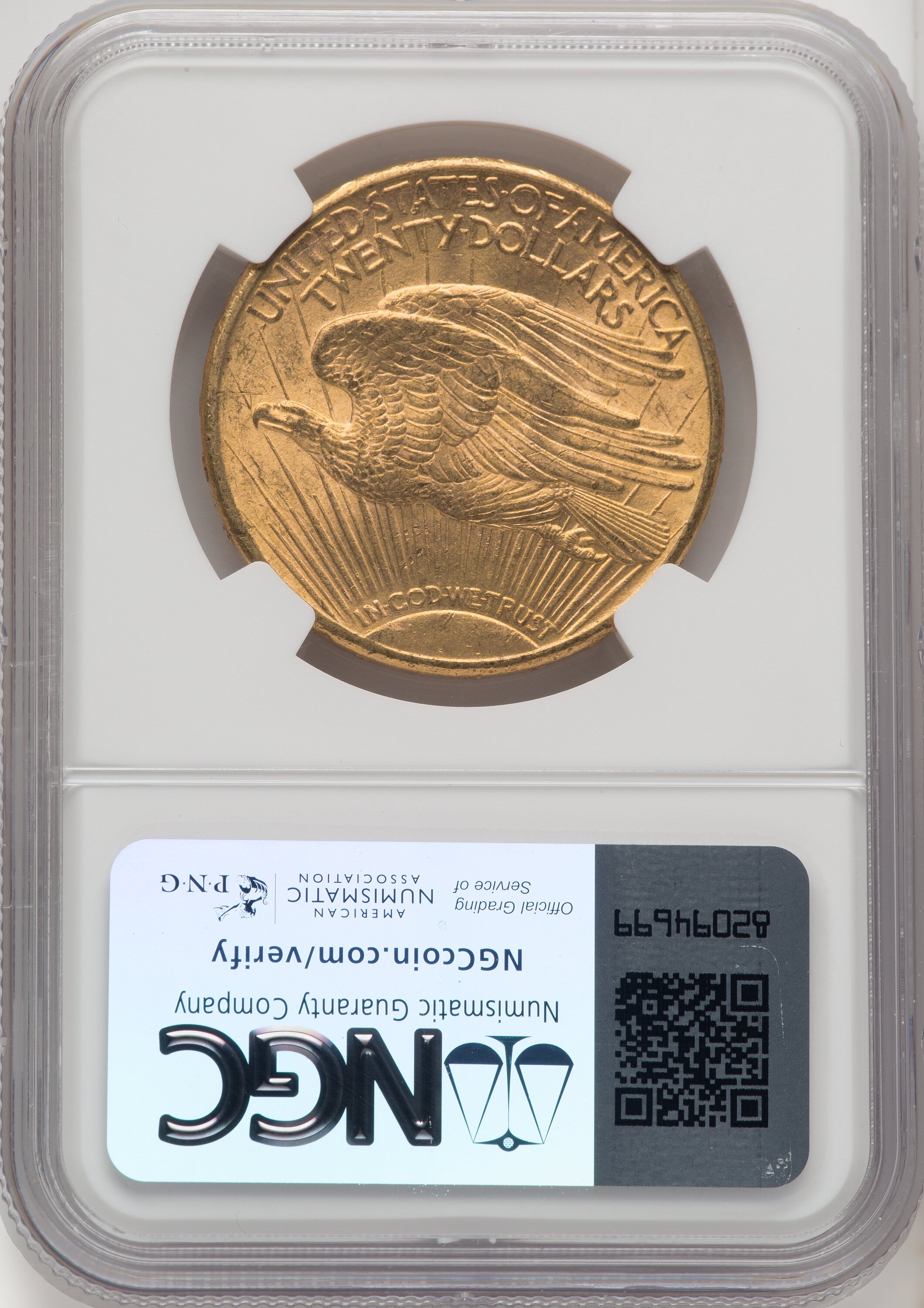 1913-S $20 Saint-Gaudens Double Eagle NGC MS62 - LCR Coin