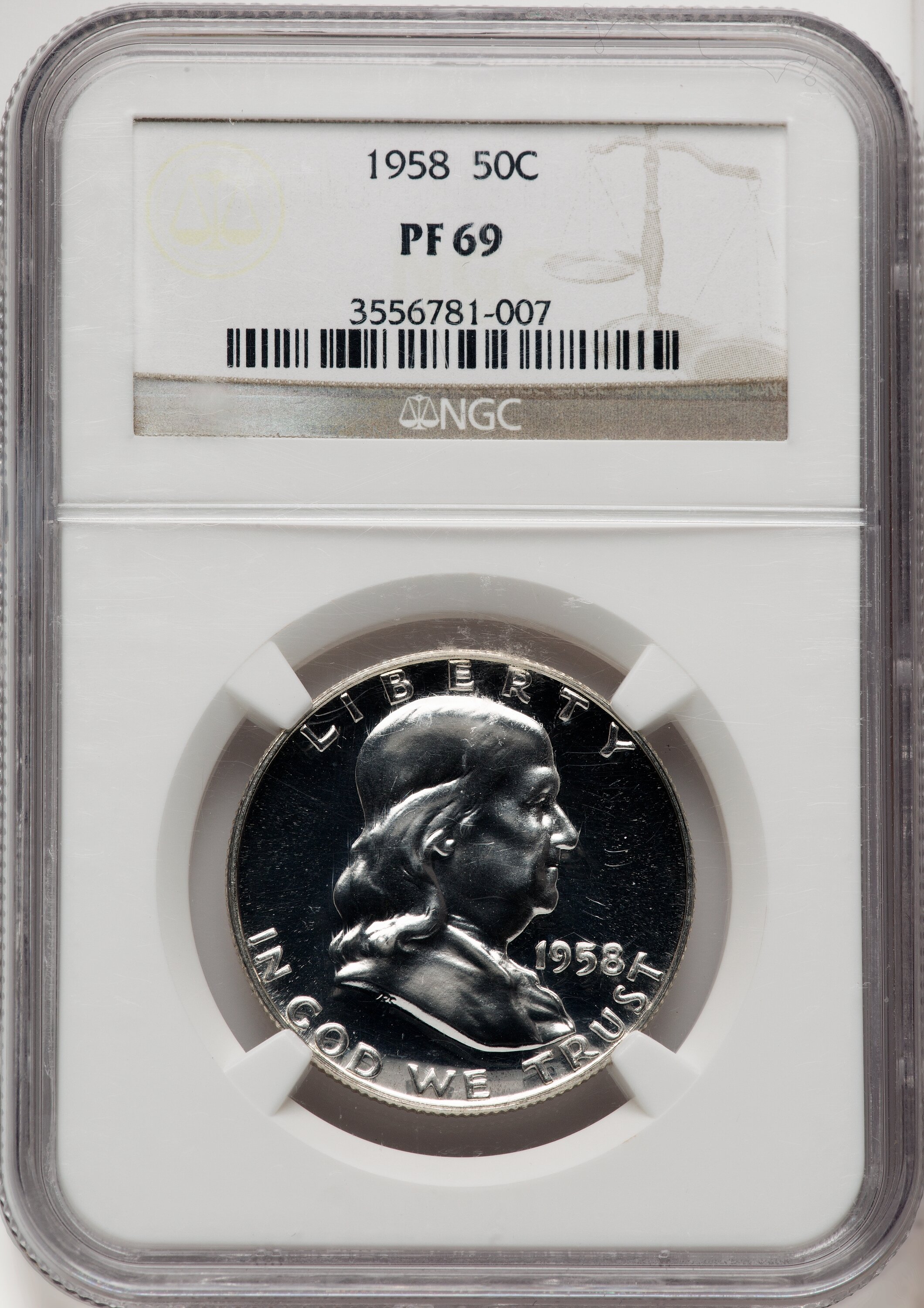 1958年ベルギー ボードワン国王50フラン銀貨 PCGS認証 【公式通販】