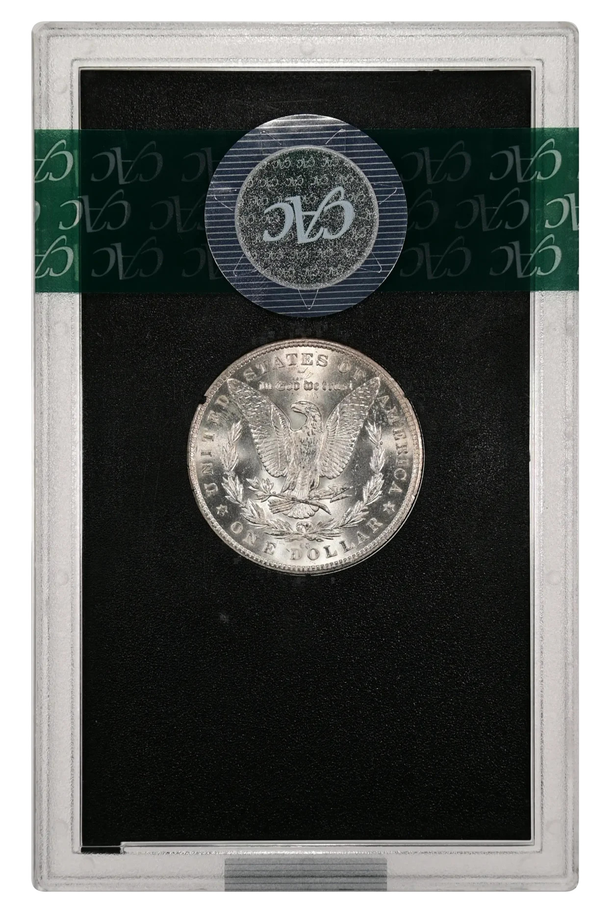 1882-CC $1 GSA Treasure Hoard Morgan Dollar CAC MS62 | LCR Coin