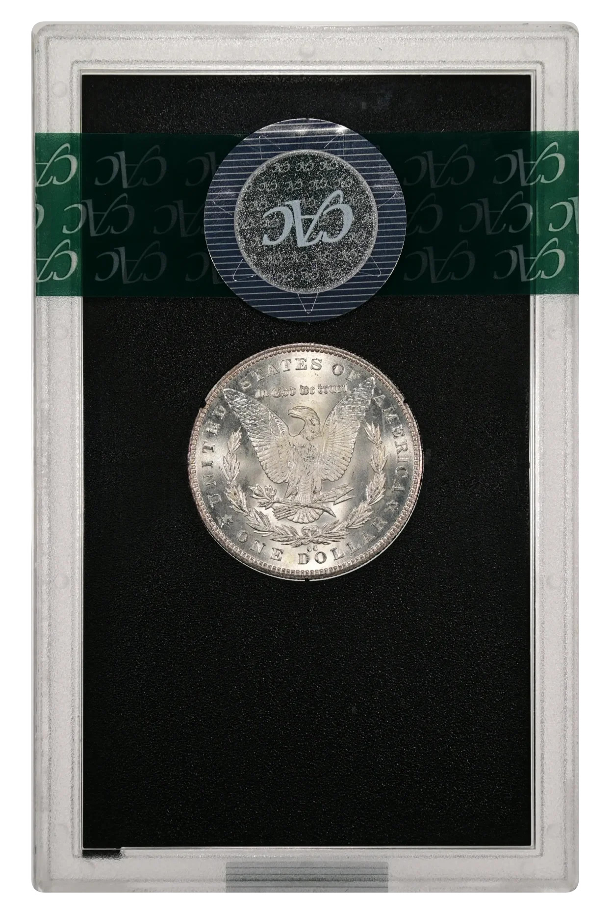 1884-CC $1 GSA Treasure Hoard Morgan Dollar CAC MS62 | LCR Coin