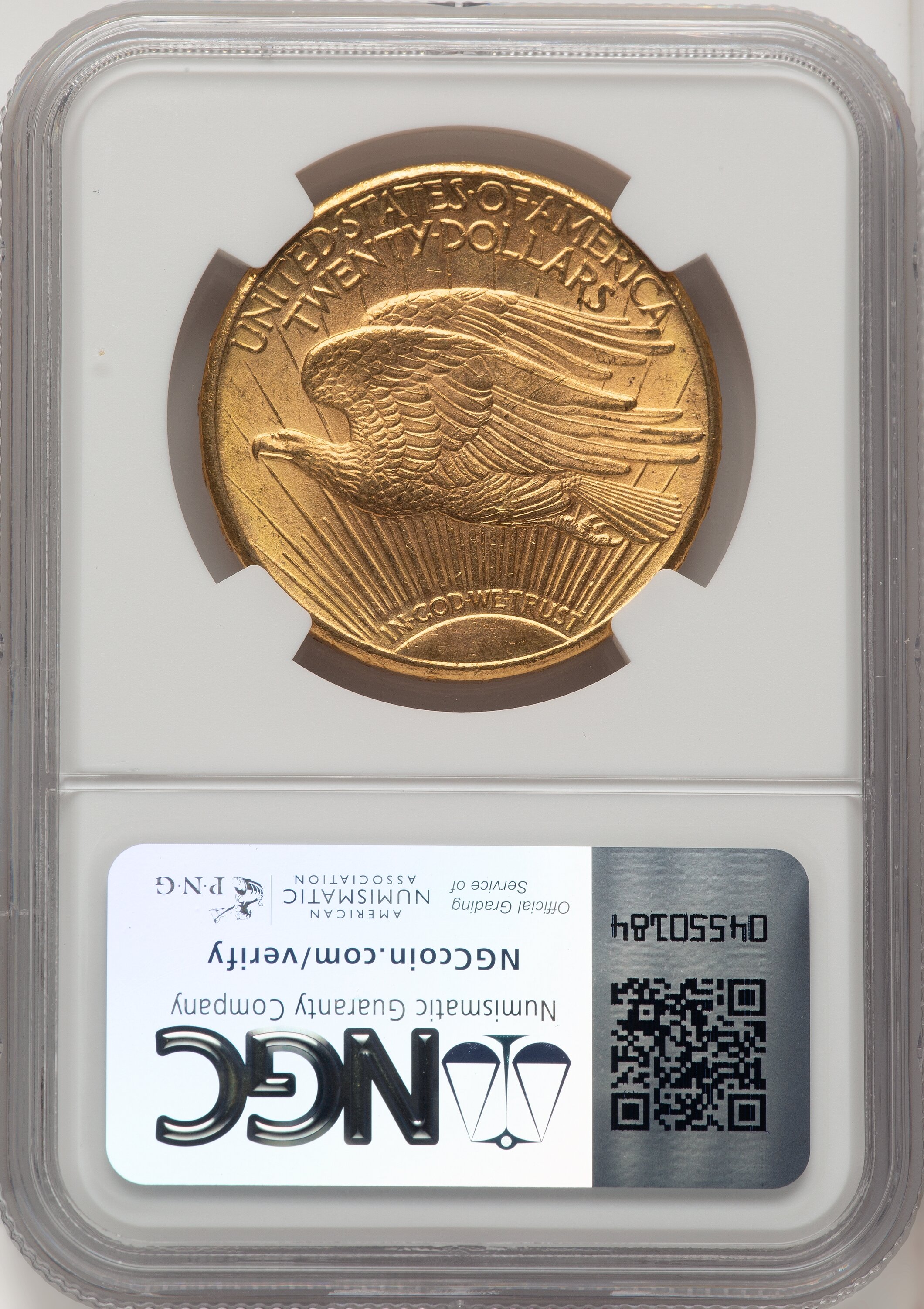 1911-D $20 Saint-Gaudens Double Eagle NGC MS63 (572258060) - LCR Coin