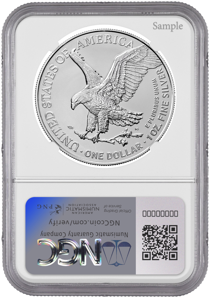 2024(P) Silver Eagle Star Privy First Day of Issue NGC MS70 | LCR Coin