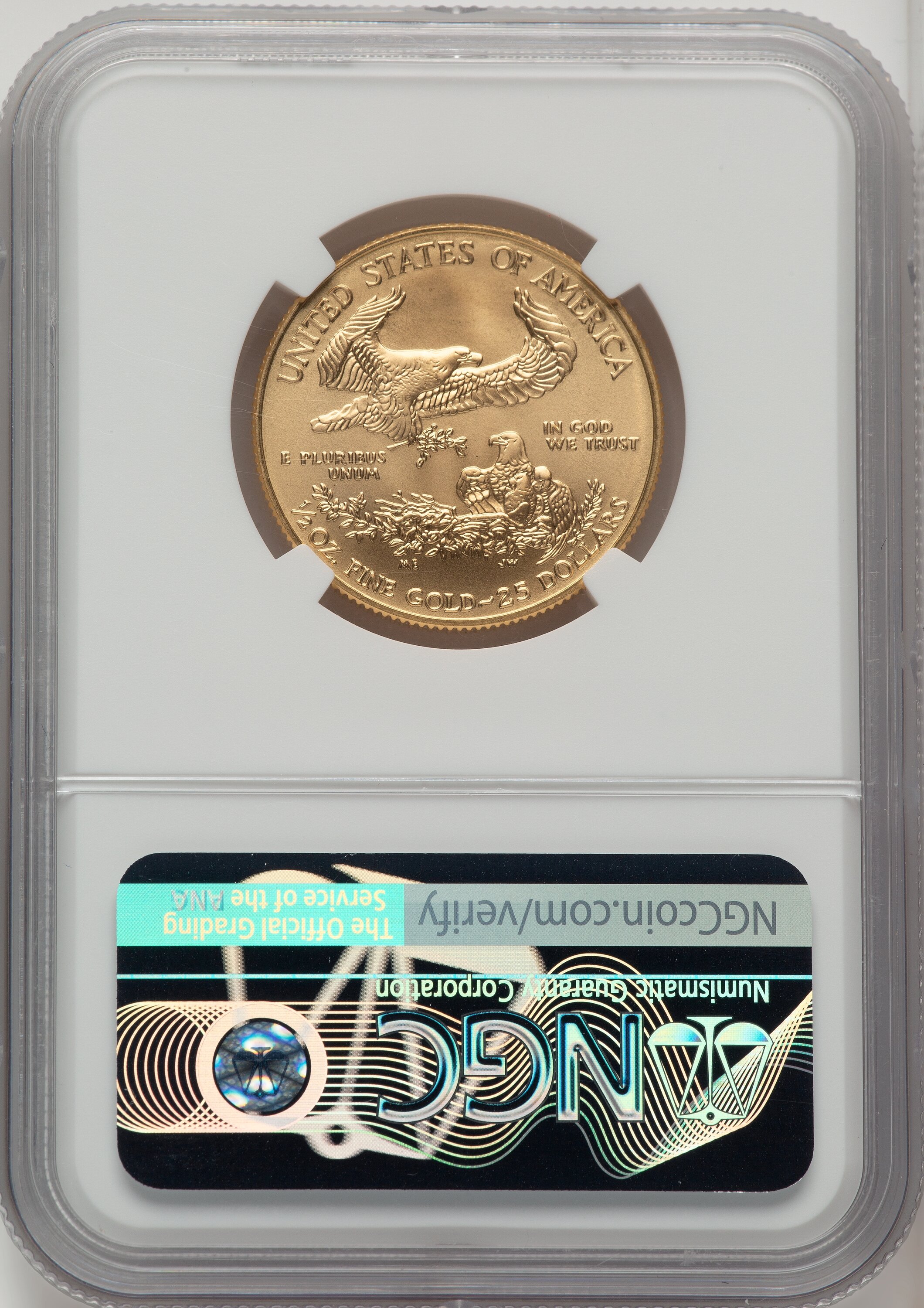 2020 $25 Half-Ounce Gold Eagle Don Everhart NGC MS70 - LCR Coin