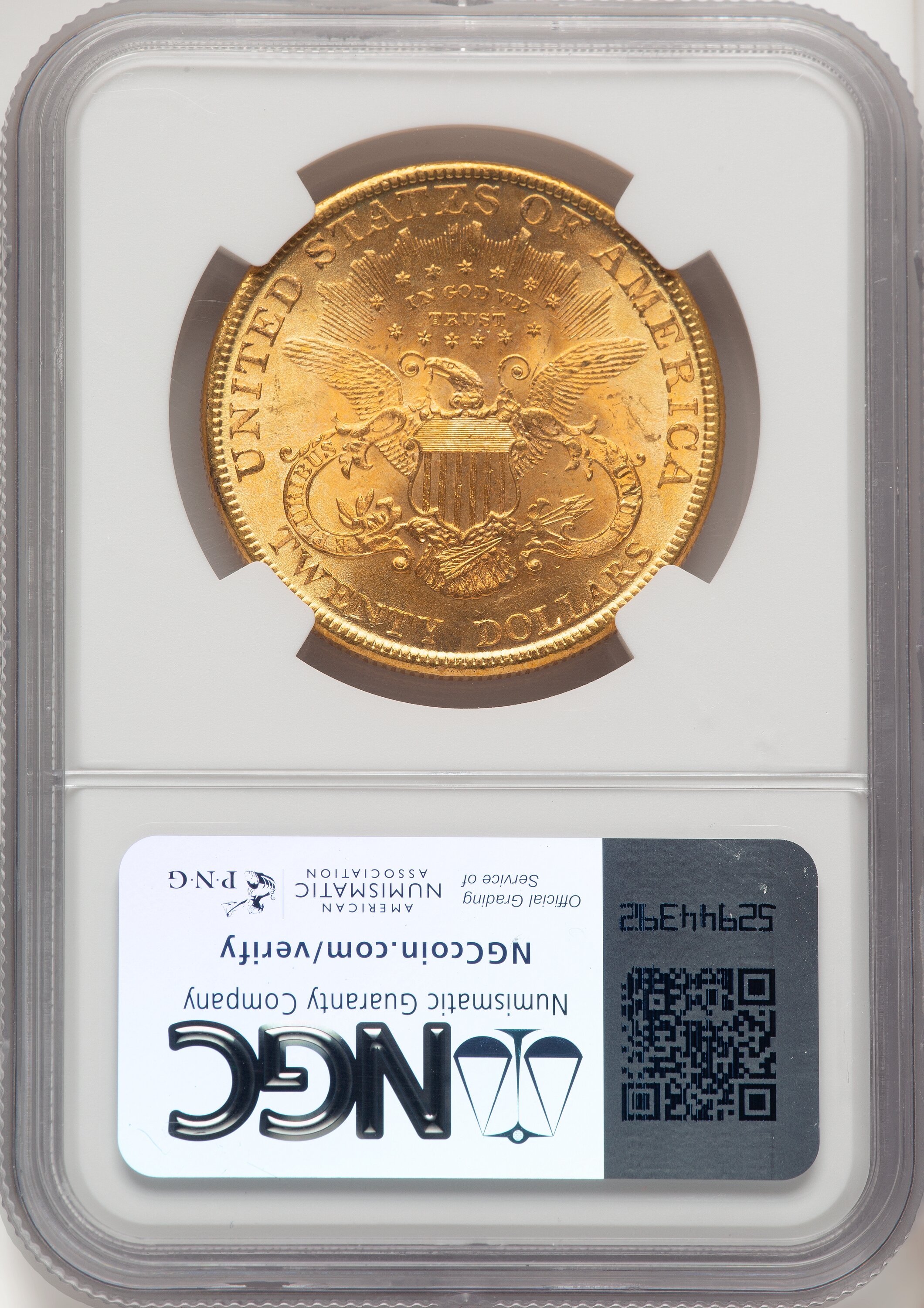 liberty　0206 1896 $20 Liberty Double Eagle NGC MS65 - LCR Coin
