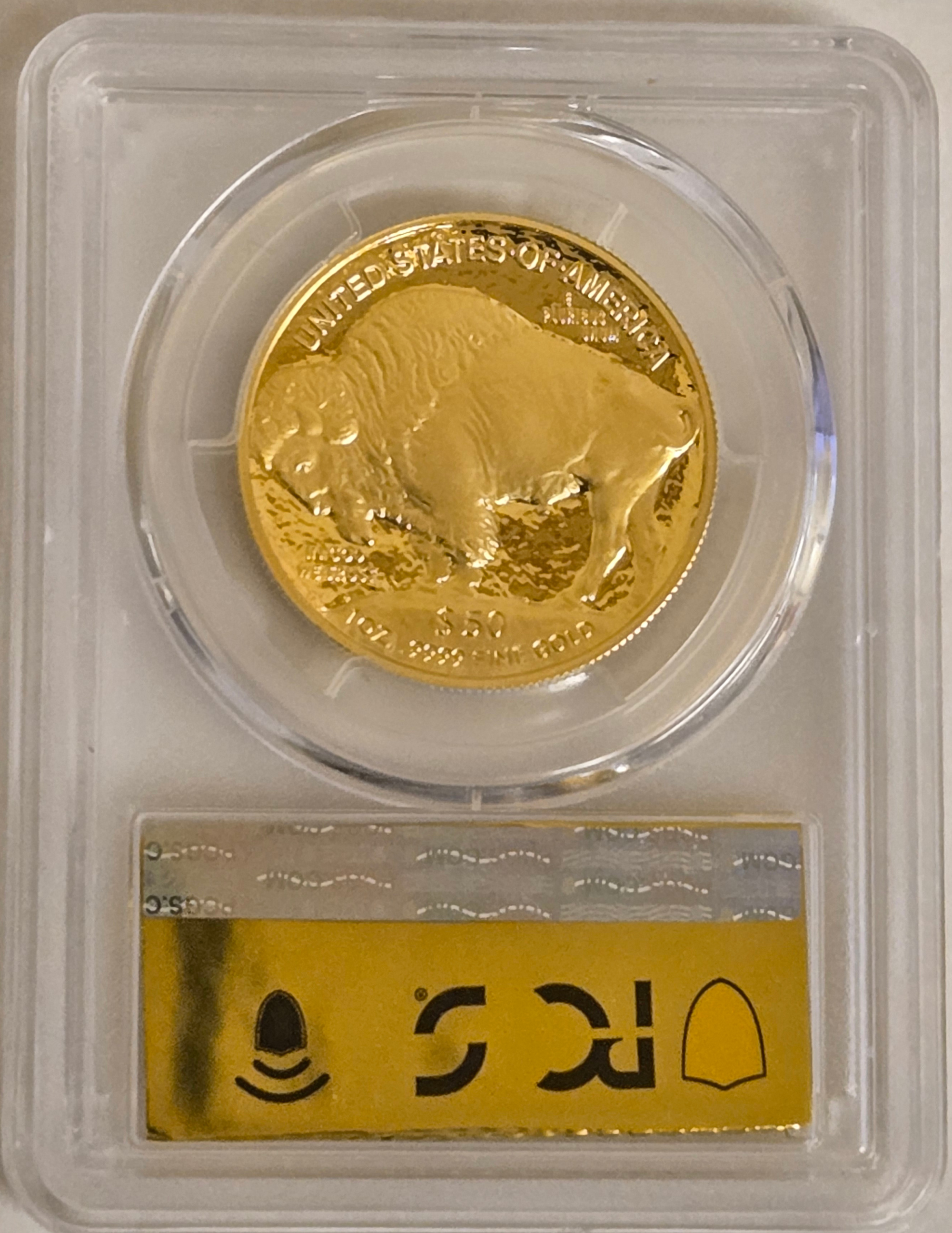 2025 $50 Proof Gold Buffalo Advanced Release PCGS PR70 | LCR Coin