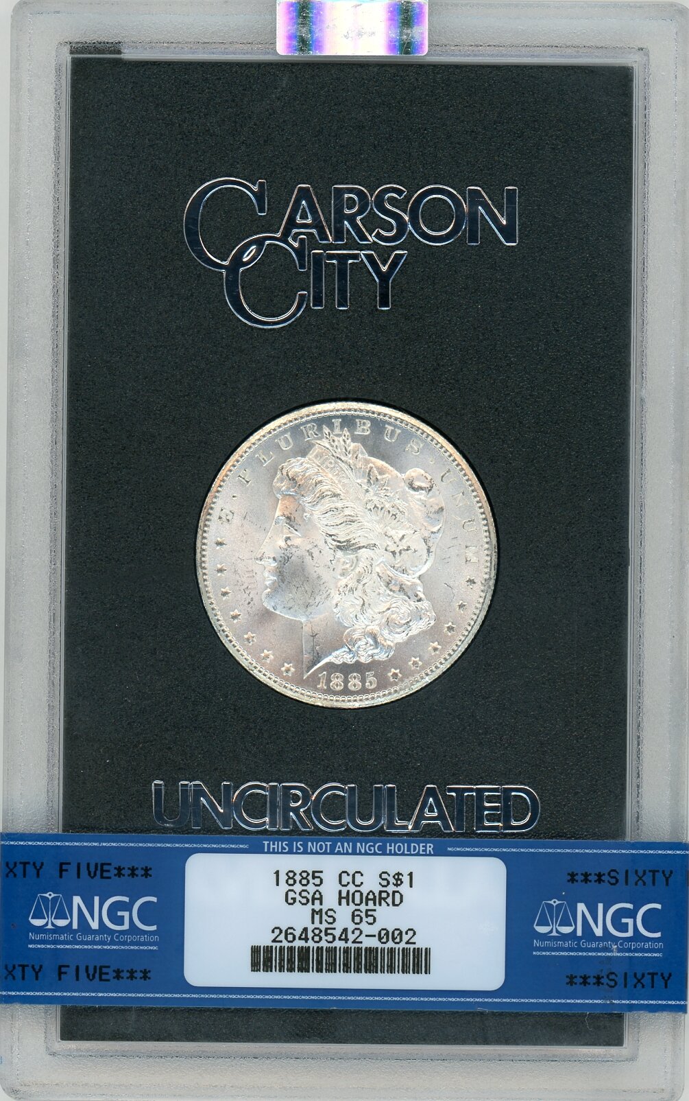 1885-CC GSA Hoard Morgan Dollar NGC MS65 - LCR Coin