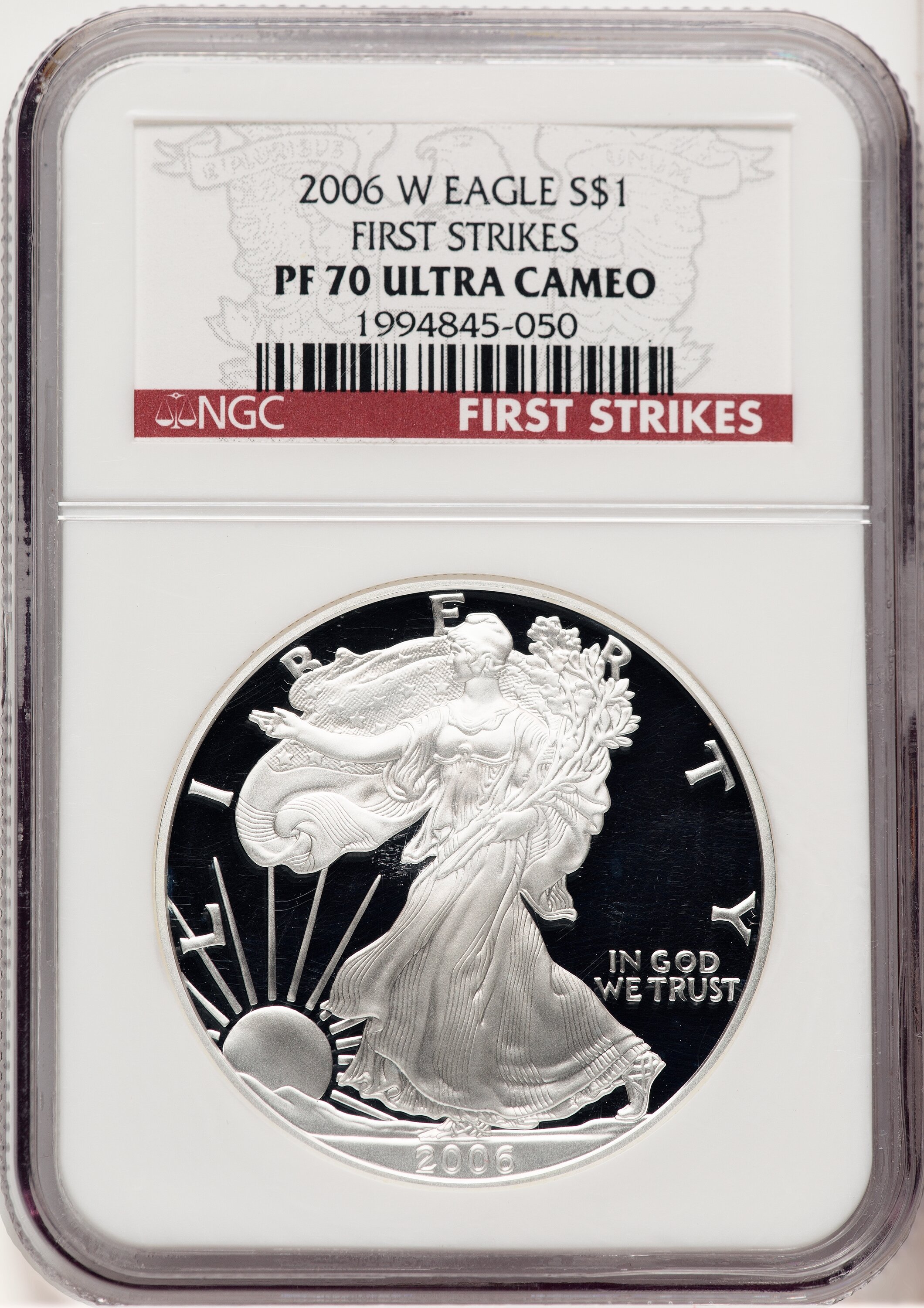 2017年 ツバル ヘル 2oz 銀貨 NGC PF70 アンティーク 2006-W Proof Silver Eagle 1 oz First Strikes Red NGC PF70