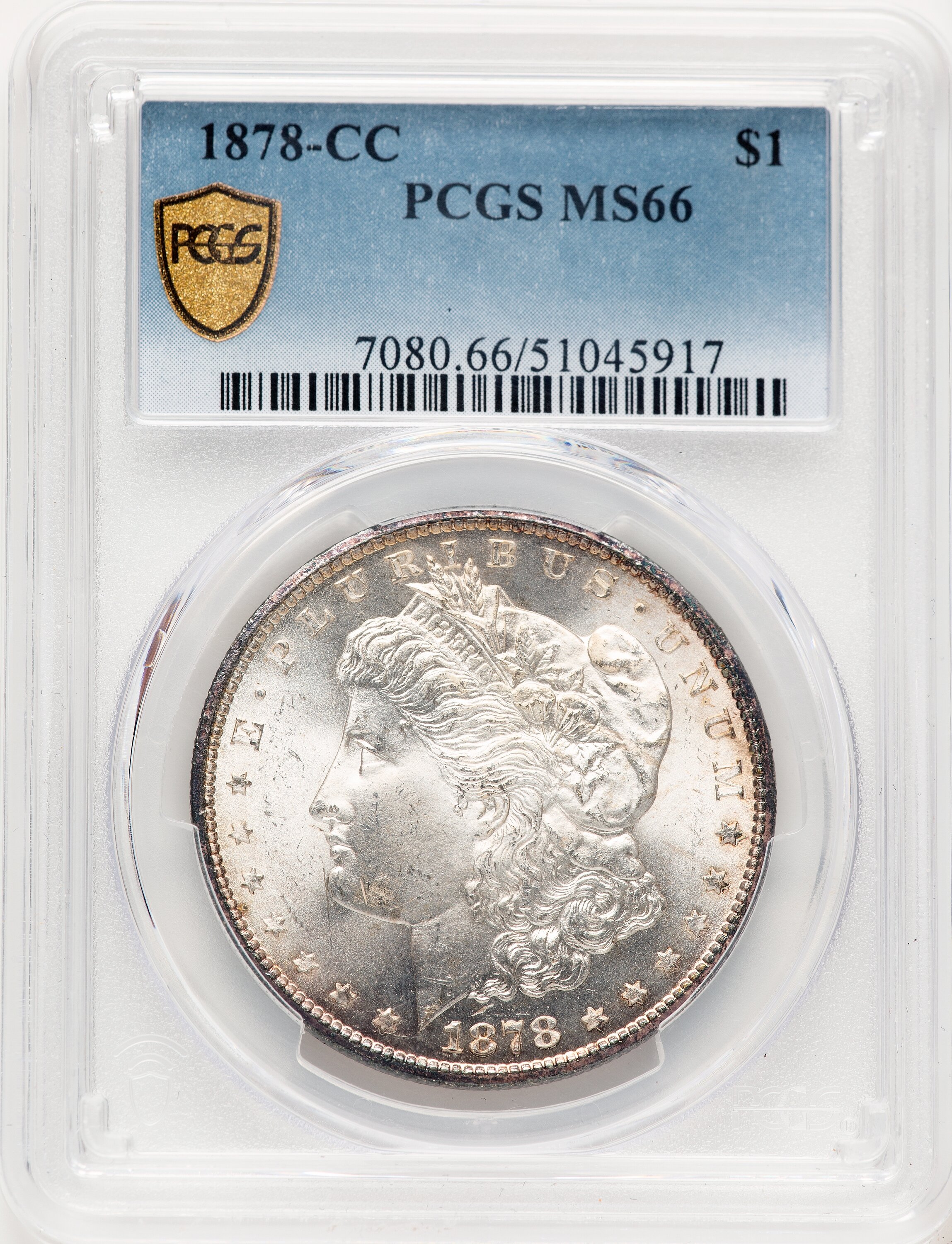 1878-CC Morgan Dollar PCGS MS66 (780394029) - LCR Coin