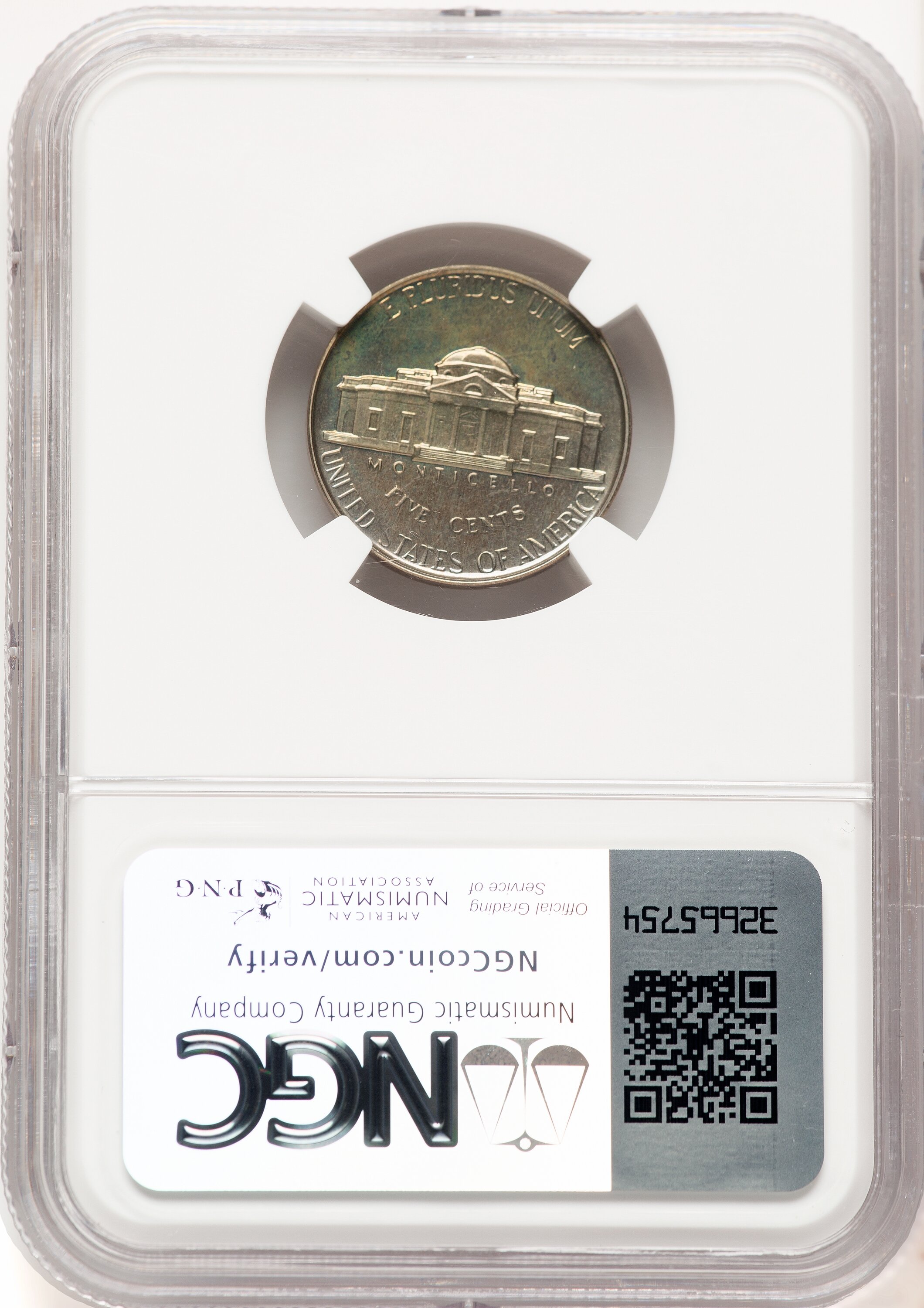 1939 5C Reverse of 1940 Proof Jefferson Nickel NGC PR68 - LCR Coin