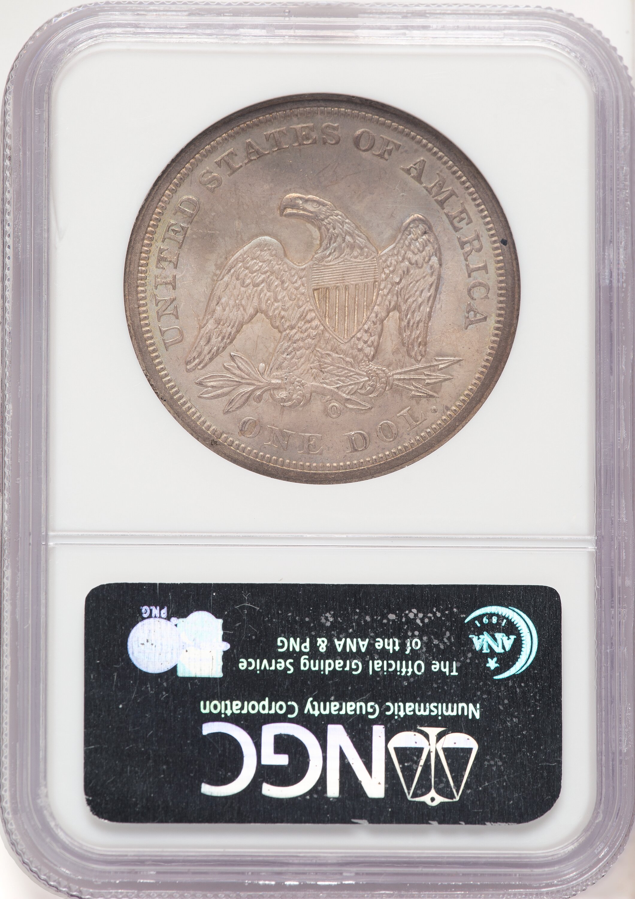 1860-O Seated Dollar NGC MS66 - LCR Coin
