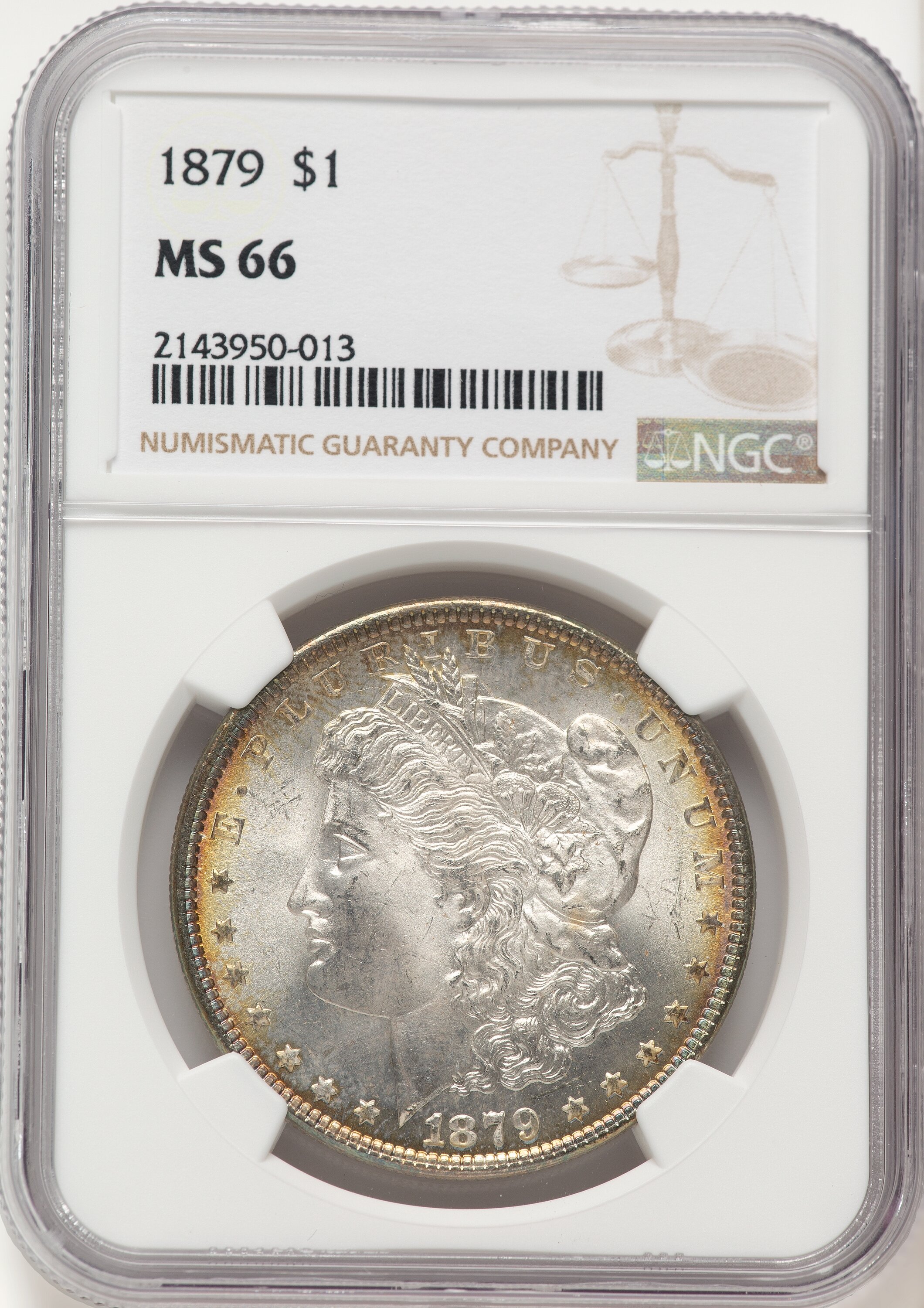1879 Morgan Dollar NGC MS66 (781774030) - LCR Coin