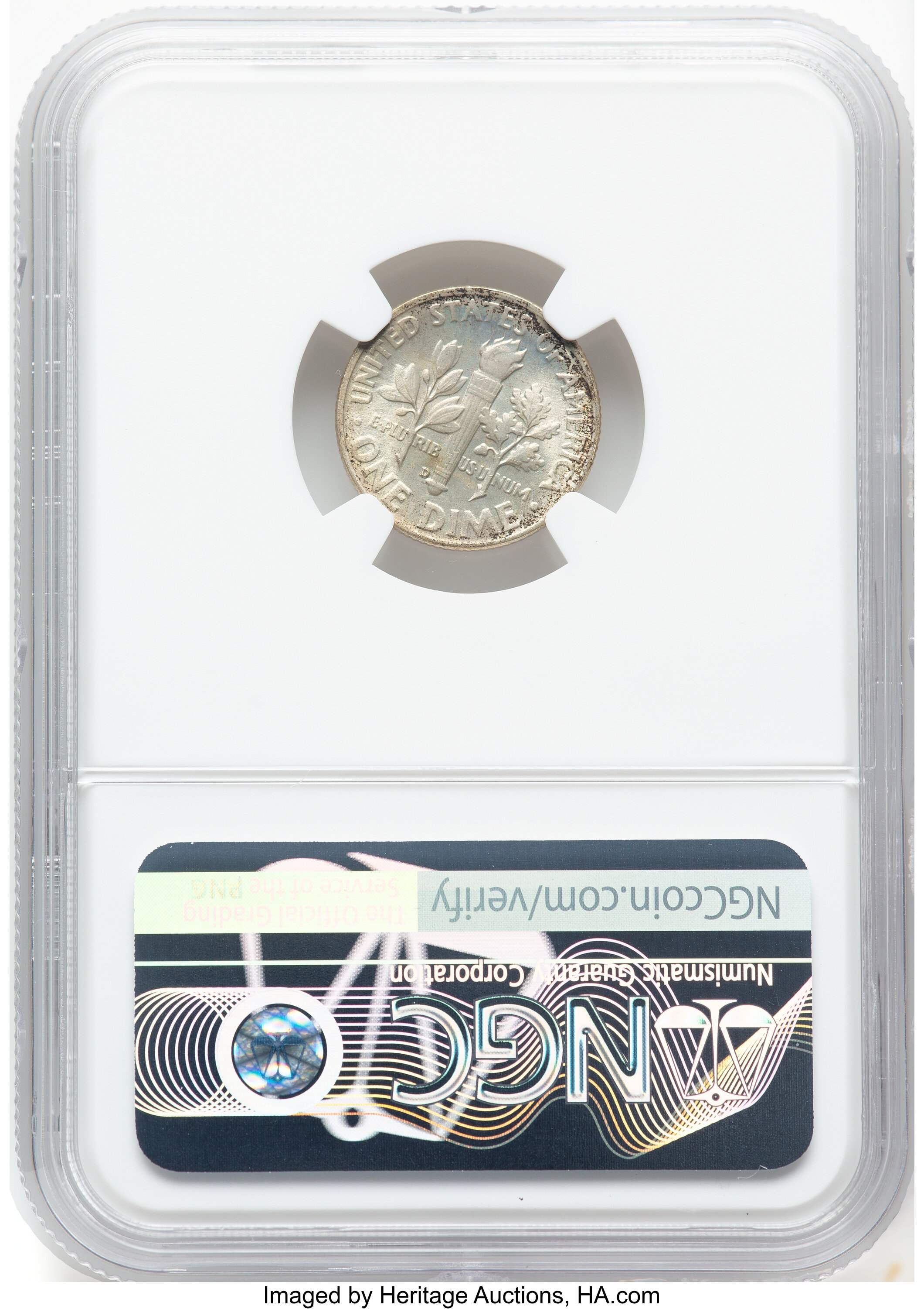 1952-D 10C FB Roosevelt Dime NGC MS68 - LCR Coin