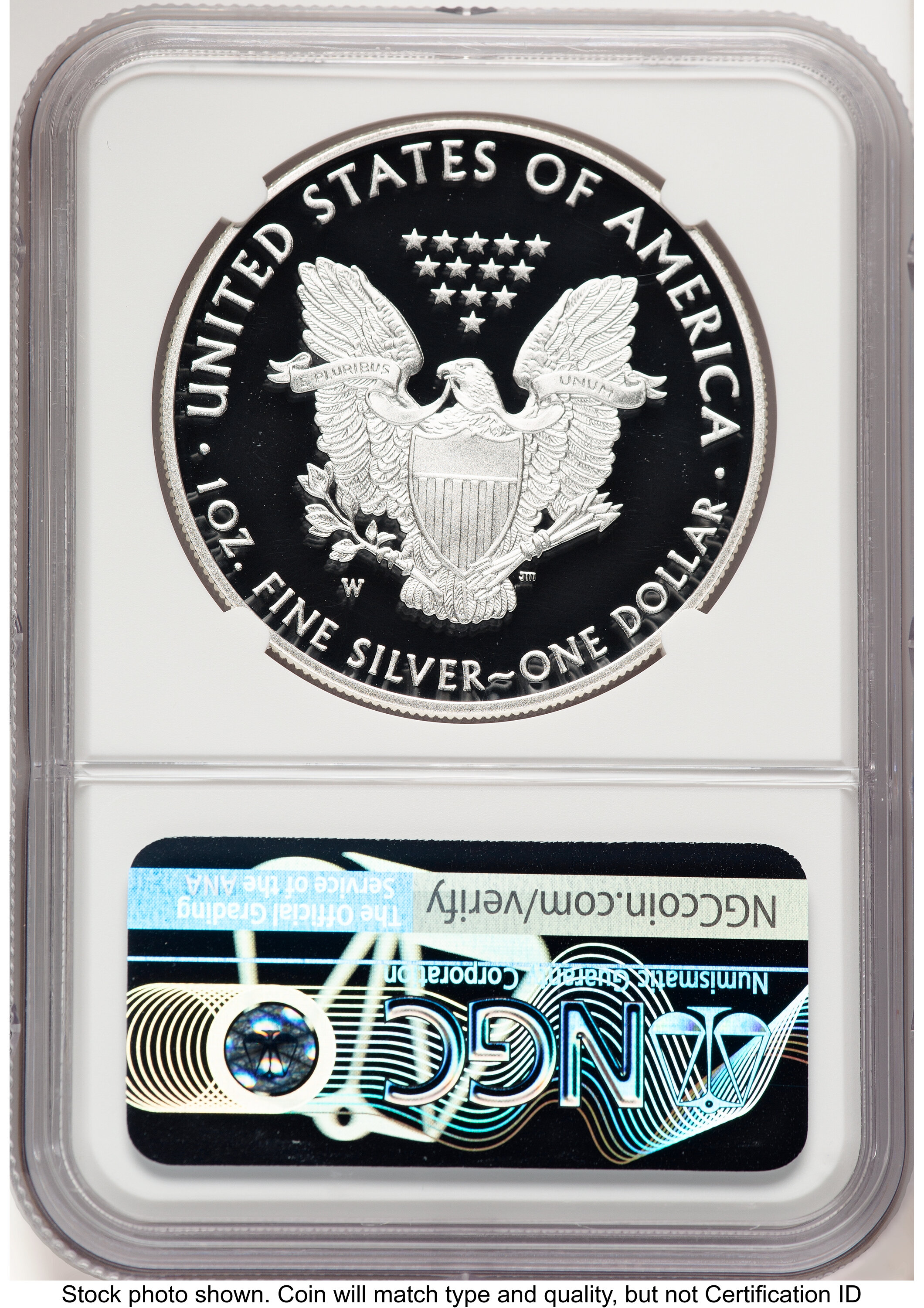 2017-W Proof Silver Eagle 1 oz Mike Castle NGC PF70 - LCR Coin