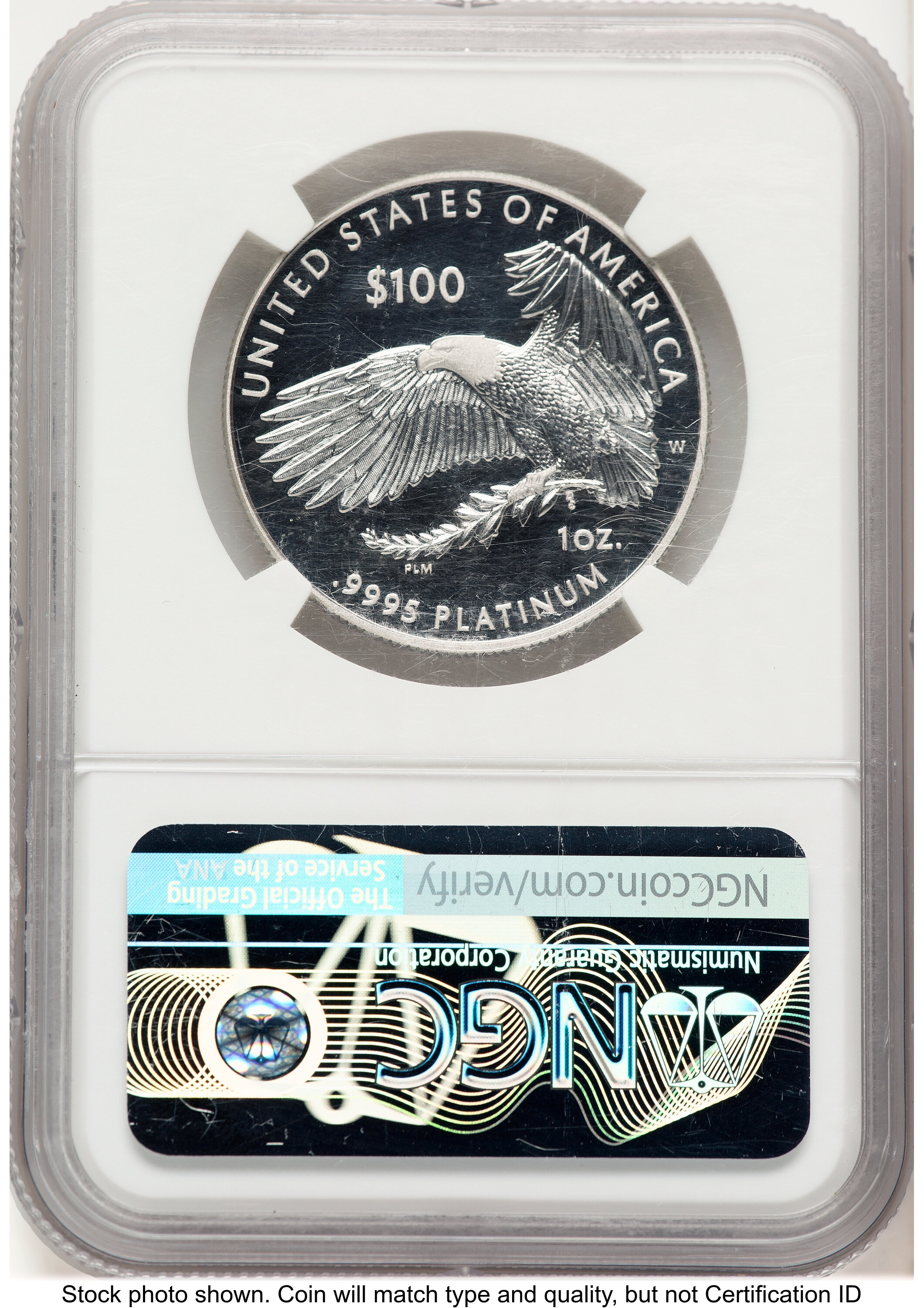 2018-W Proof Platinum Eagle 1 oz NGC PF70 Ed Moy (784188005) - LCR