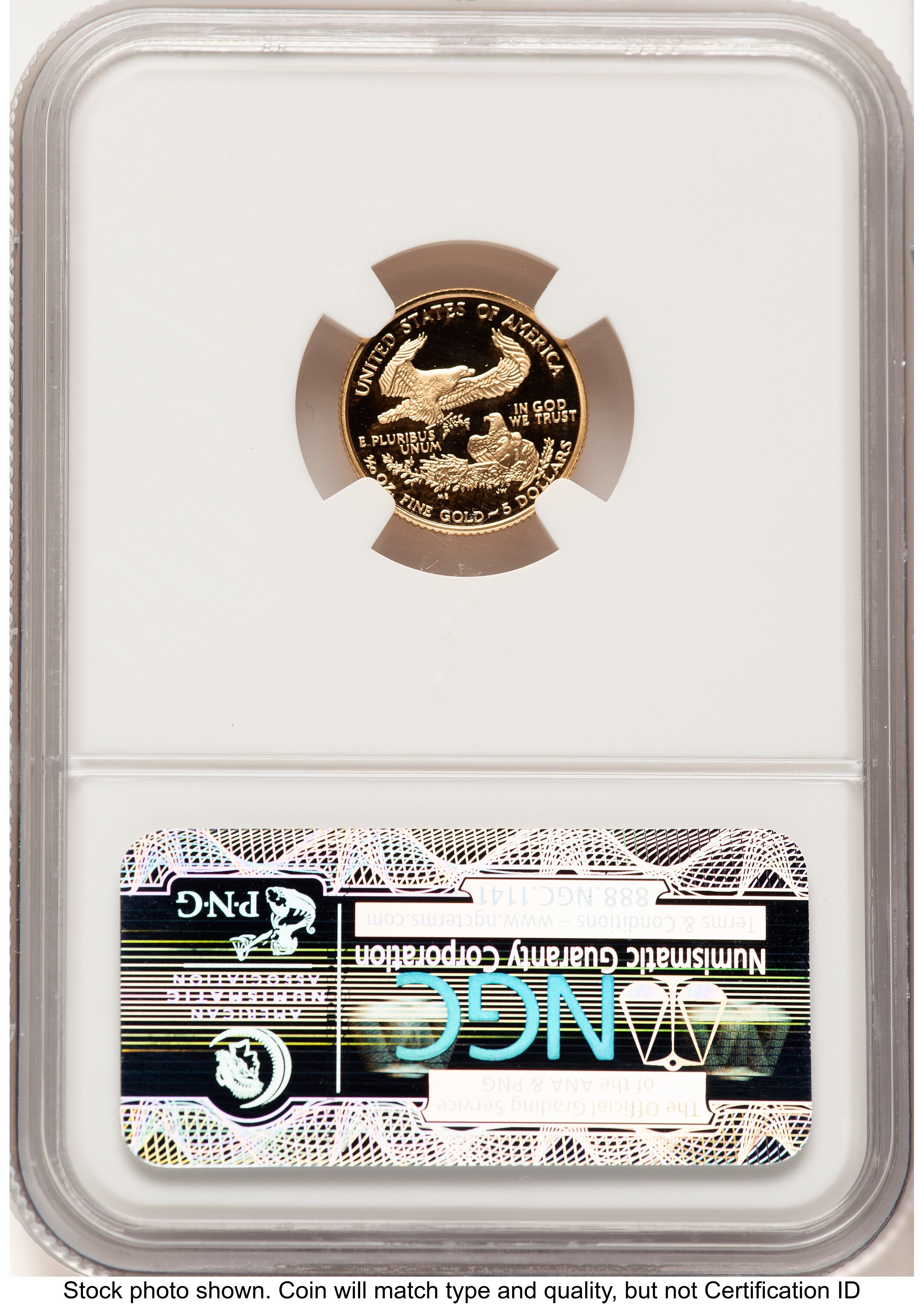 2004-W Proof Gold Eagle 1/10 oz Brown Label NGC PF70 (522240249