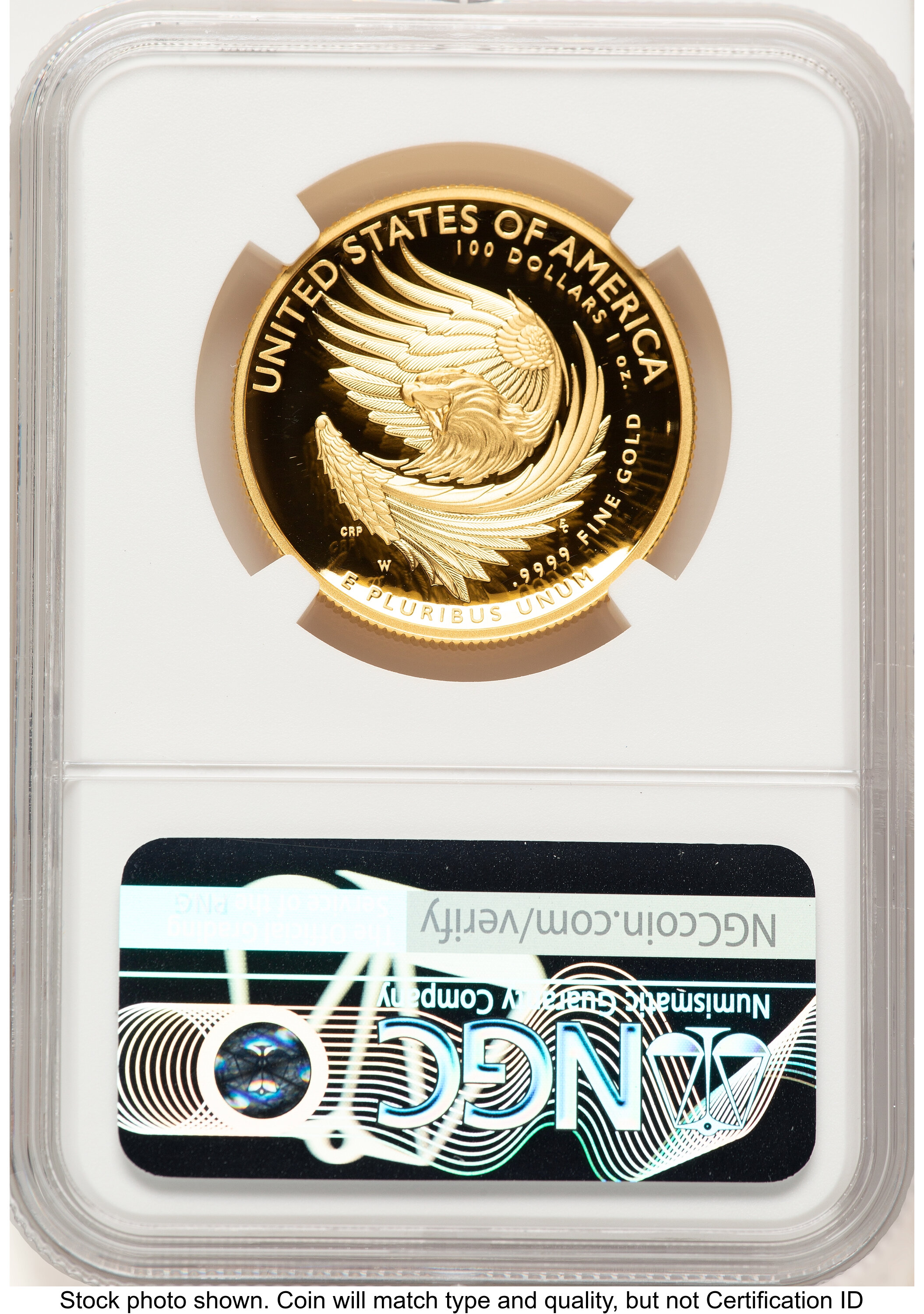 2025-W G$100 American Liberty High Relief Bunting Flag NGC PF70