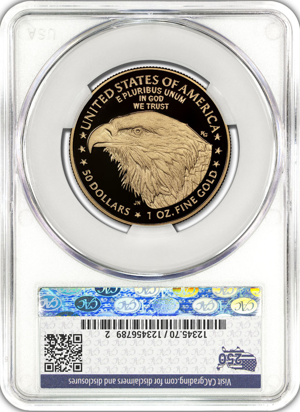 2026-W 1 oz Proof Gold Eagle 250 Liberty Bell FDD CAC PR70 (1776