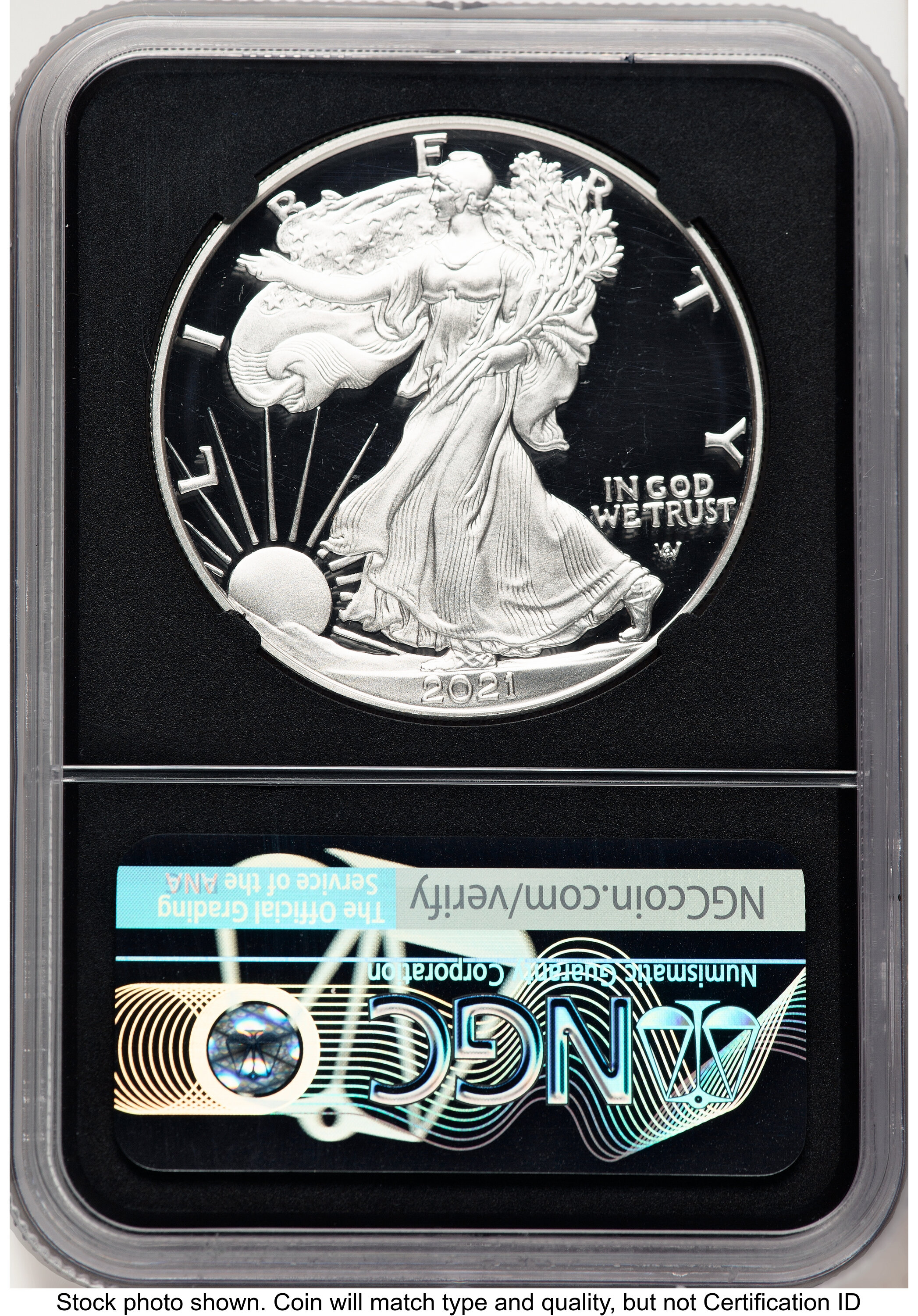 2021-S TY2 Proof Silver Eagle 1 oz FDI Miles Standish NGC PF70