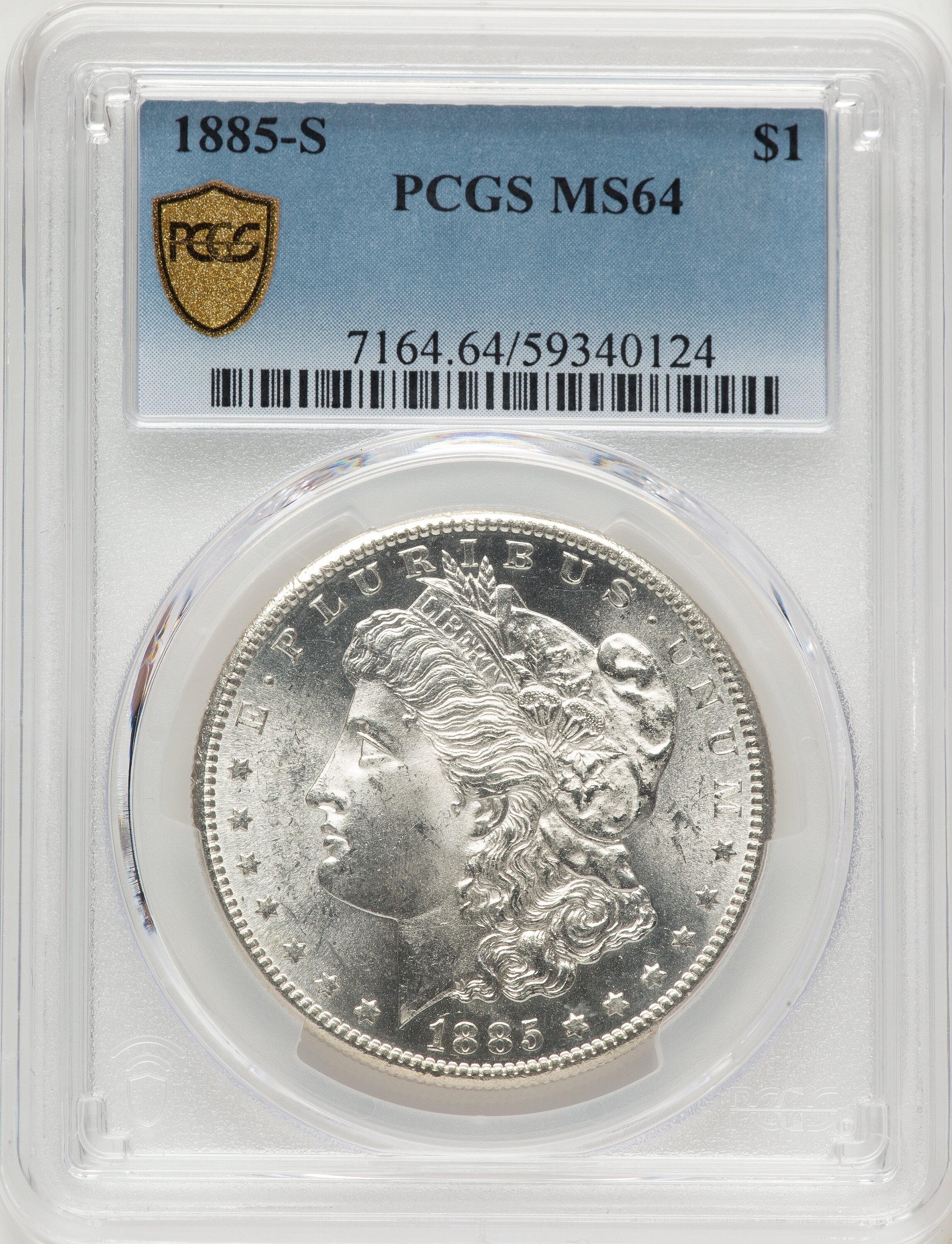 1885-S Morgan Dollar PCGS MS64 - LCR Coin