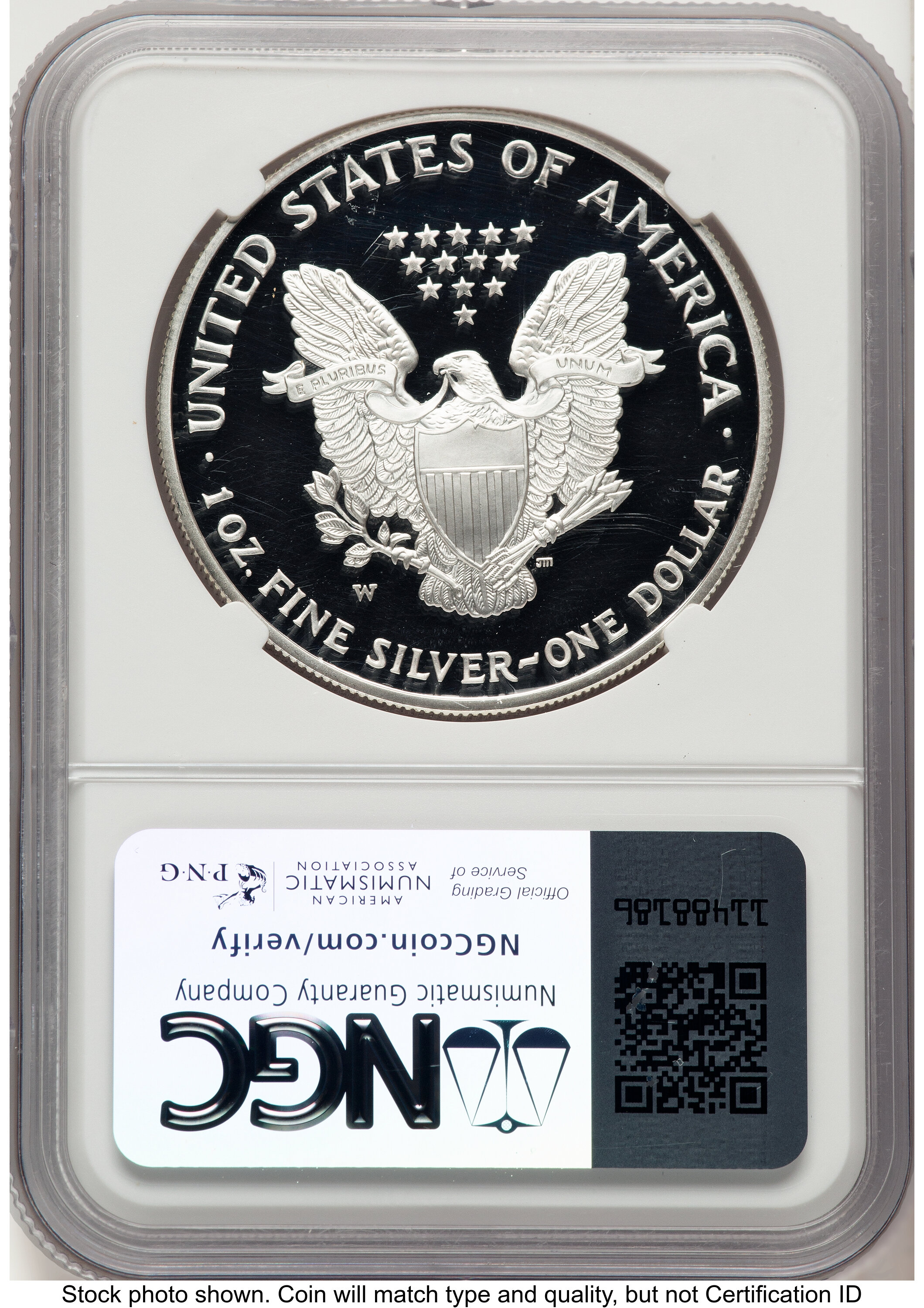2002-W Proof Silver Eagle 1 oz John NGC PF70 Mercanti - LCR Coin