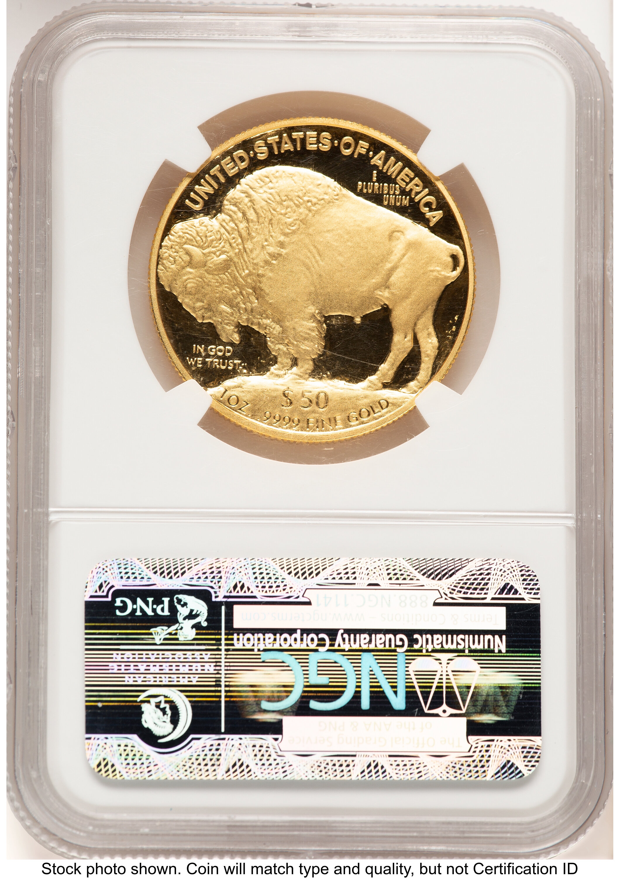 2007-W Proof Gold Buffalo 1 oz Brown Label NGC PF70 - LCR Coin