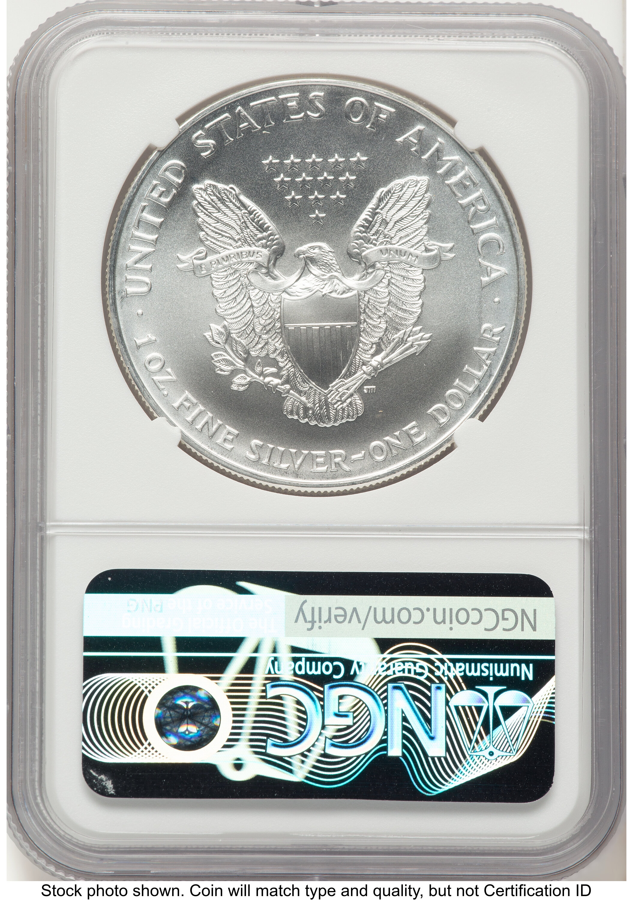 1997 Silver Eagle Brown Label NGC MS70 - LCR Coin