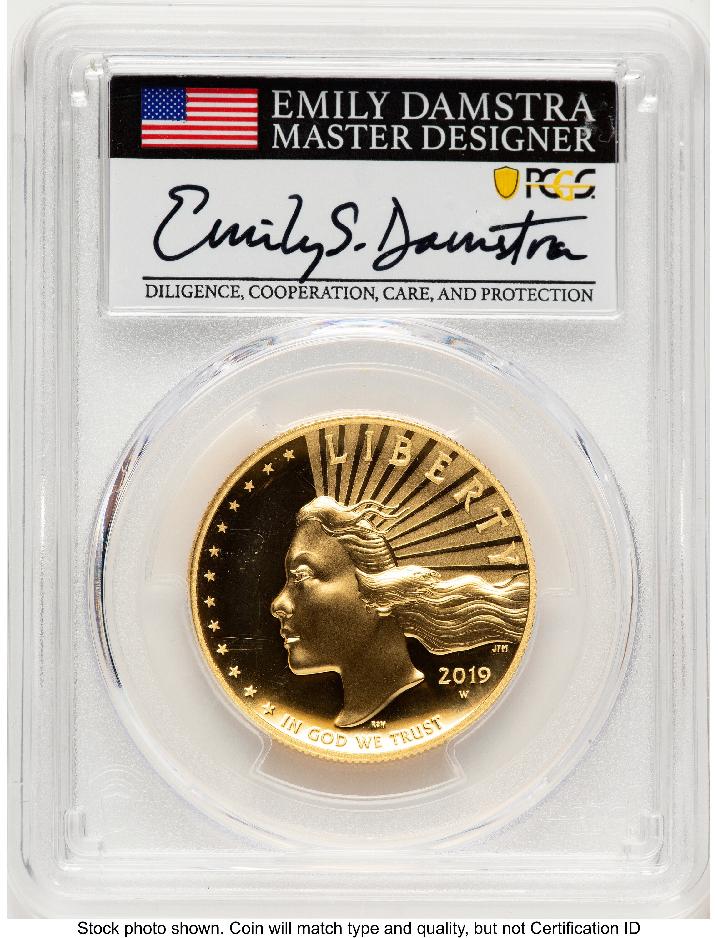 2019-W G$100 American Liberty High Relief Enhanced DMPL WP Mint